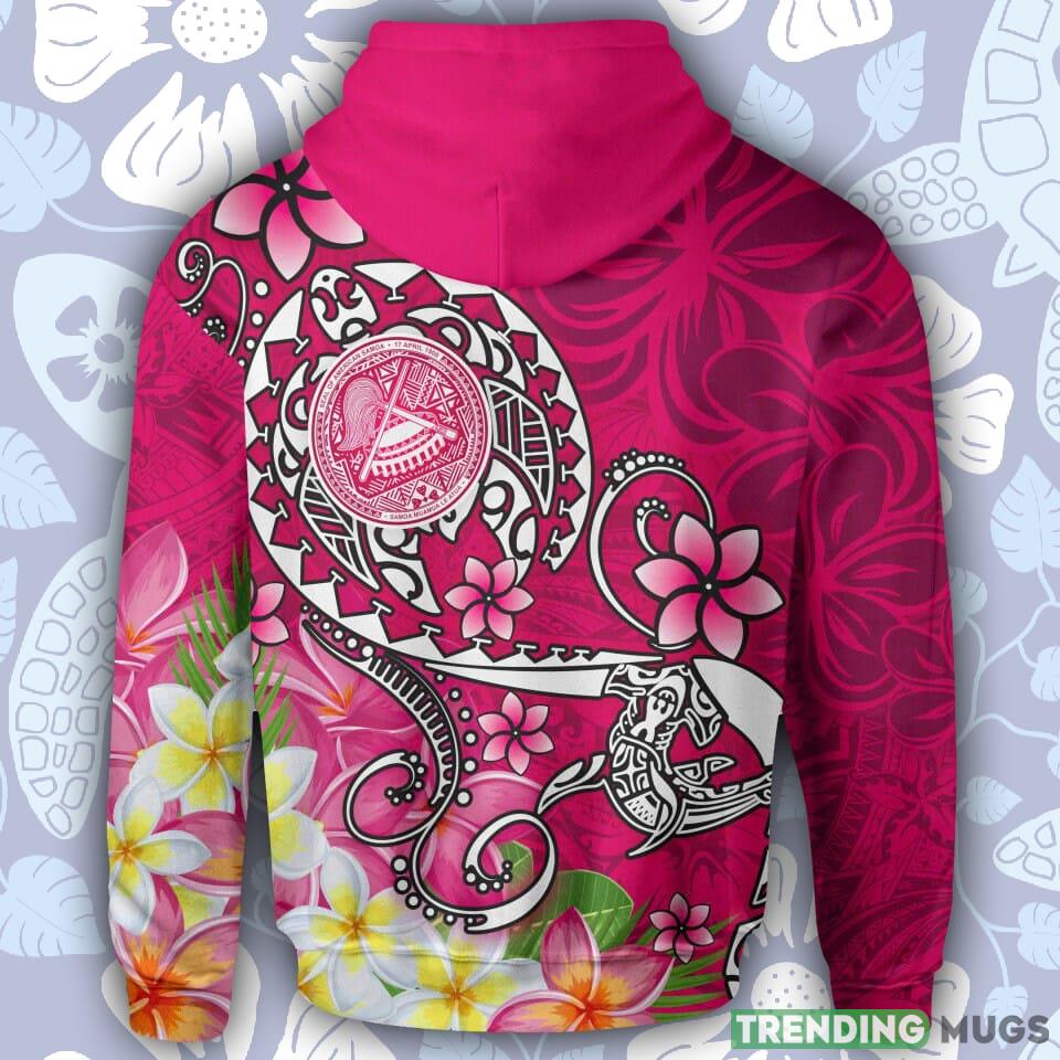 Turtle Plumeria (Pink) Customized Polynesian Design Christmas American Samoa Hoodies 3D Hoodies Turtle Plumeria (Pink) Customized Polynesian Design Christmas American Samoa Hoodies 3D Hoodies