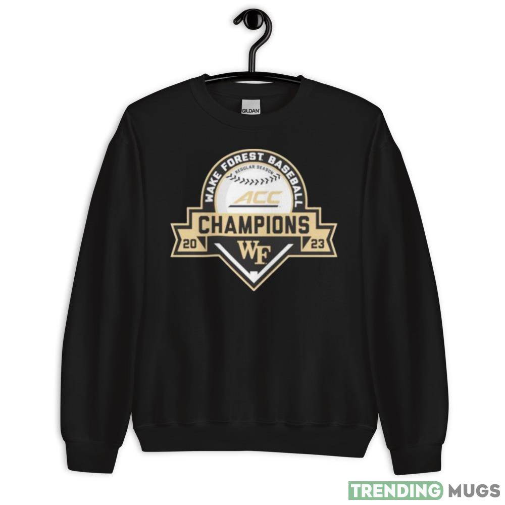 Wake Forest Demon Deacons 2023 ACC Baseball Regular Season Champions T Shirt - 18000 Unisex Heavy Blend Crewneck Sweatshirt Wake Forest Demon Deacons 2023 ACC Baseball Regular Season Champions T Shirt - 18000 Unisex Heavy Blend Crewneck Sweatshirt