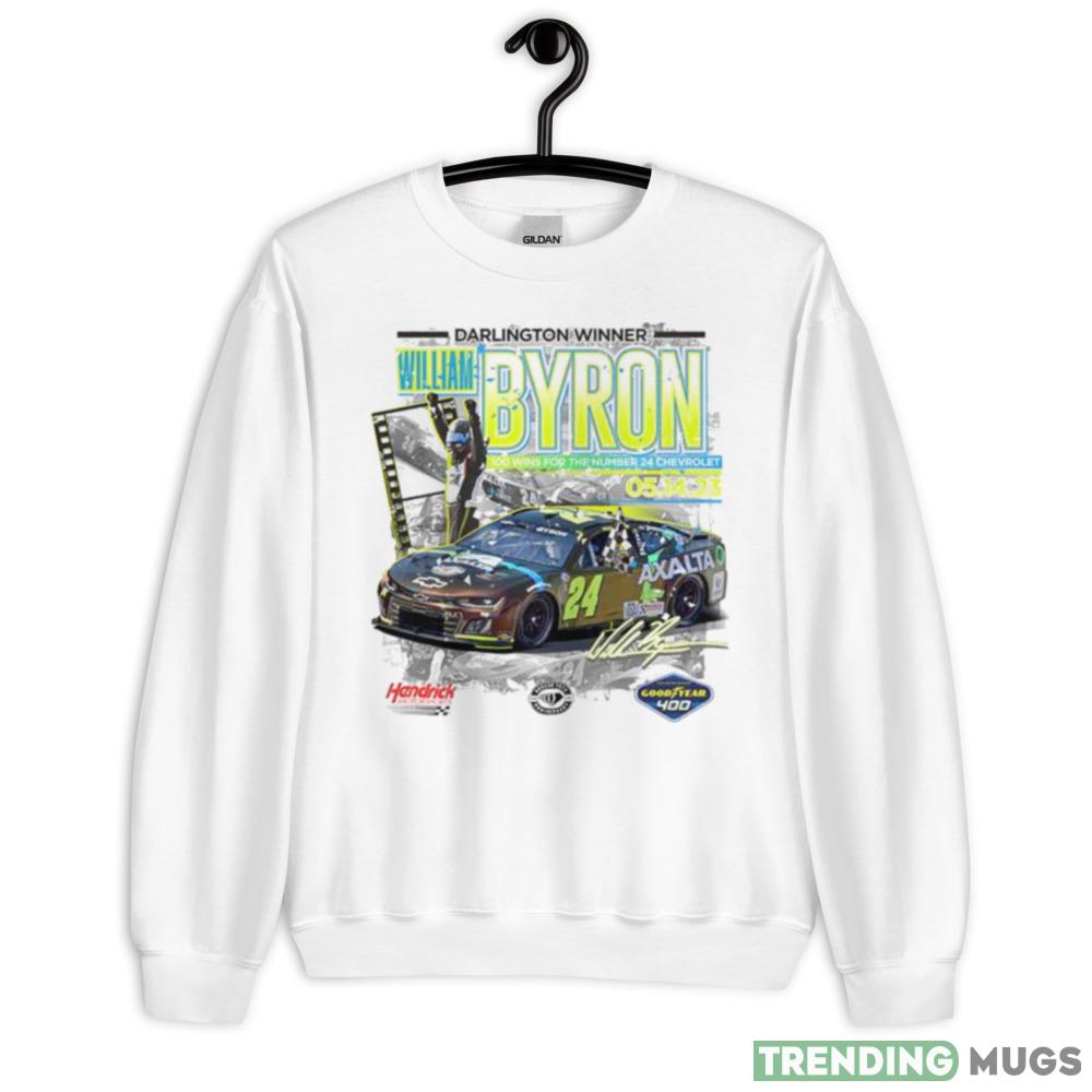 William Byron Checkered Flag Sports 2023 Goodyear 400 Race Winner T Shirt - 18000 Unisex Heavy Blend Crewneck Sweatshirt William Byron Checkered Flag Sports 2023 Goodyear 400 Race Winner T Shirt - 18000 Unisex Heavy Blend Crewneck Sweatshirt