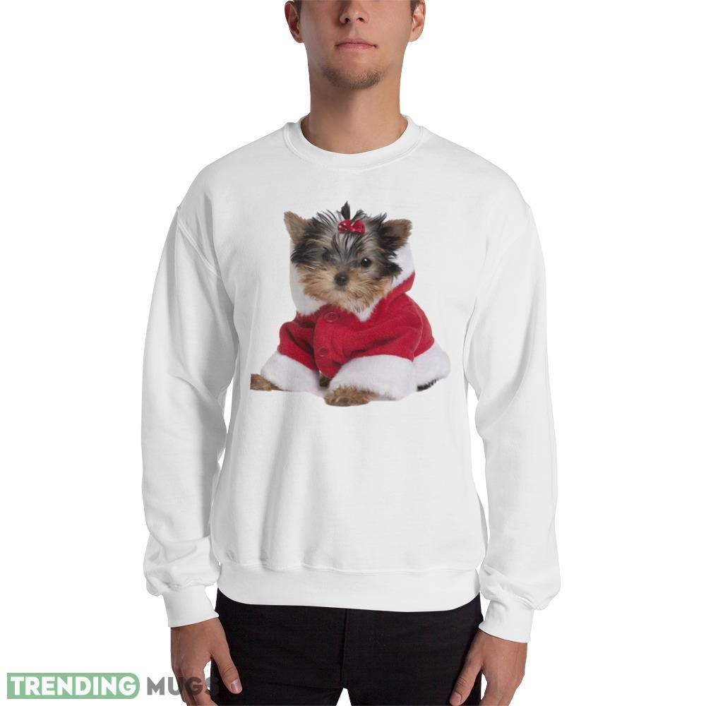 Yorkshire Terrier Santa Claus Men's Sweatshirt Yorkshire Terriers Dogs Animals Gift For Christmas Light Shirt Yorkshire Terrier Santa Claus Men's Sweatshirt Yorkshire Terriers Dogs Animals Gift For Christmas - 18000 Unisex Heavy Blend Crewneck Sweatshirt