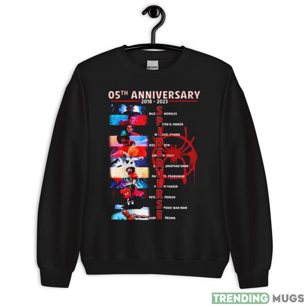 05th Anniversary 2018 – 2023 Spider Verse T Shirt - 18000 Unisex Heavy Blend Crewneck Sweatshirt 05th Anniversary 2018 – 2023 Spider Verse T Shirt - 18000 Unisex Heavy Blend Crewneck Sweatshirt