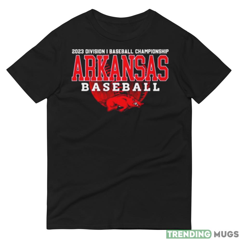 2023 Division I Champions Baseball Arkansas Razorbacks Baseball Shirt Dark Shirt 2023 Division I Champions Baseball Arkansas Razorbacks Baseball Shirt Dark Shirt