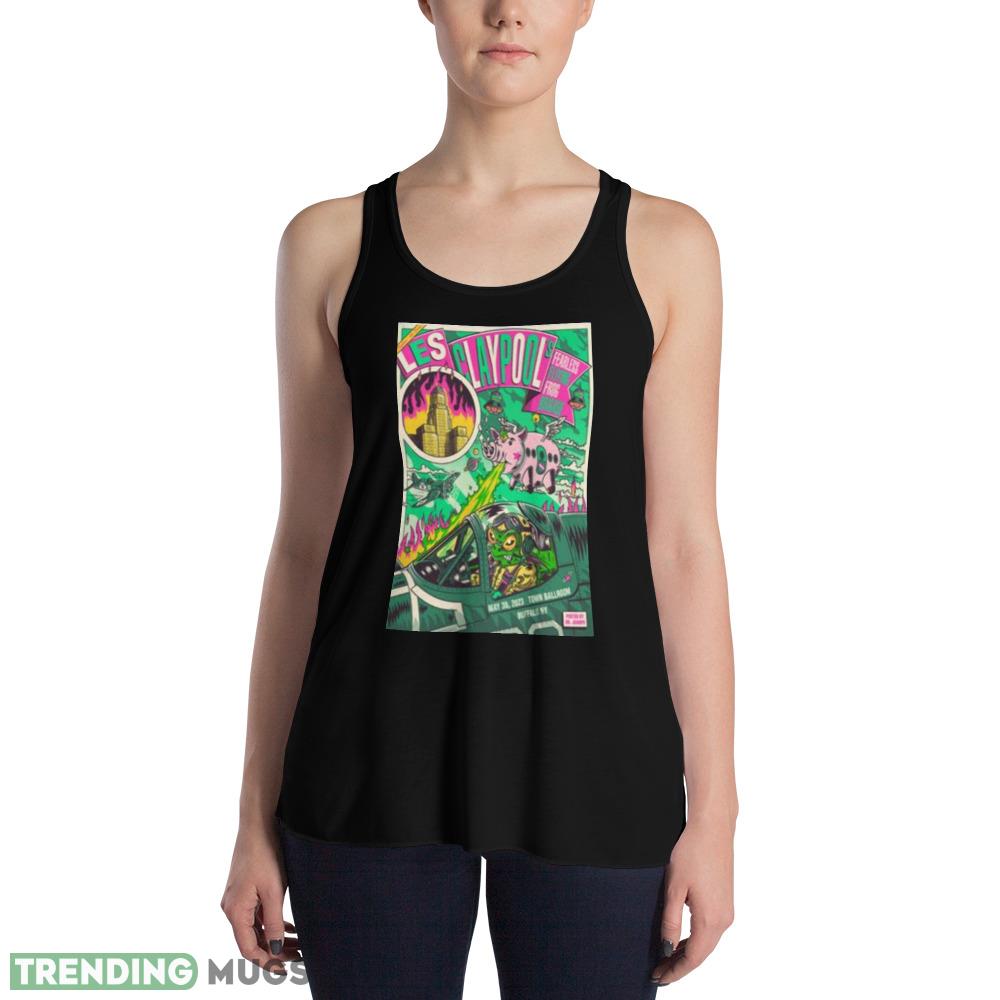 2023 Les Claypool’s Fearless Flying Frog Brigade Tour Buffalo NY Shirt Dark Shirt 2023 Les Claypool’s Fearless Flying Frog Brigade Tour Buffalo NY Shirt Dark Shirt