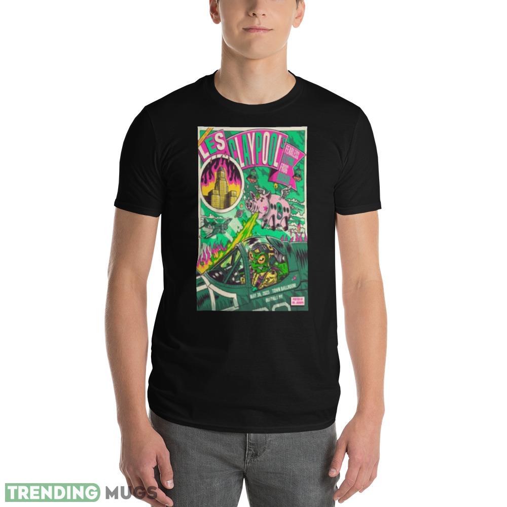 2023 Les Claypool’s Fearless Flying Frog Brigade Tour Buffalo NY Shirt Dark Shirt 2023 Les Claypool’s Fearless Flying Frog Brigade Tour Buffalo NY Shirt Dark Shirt