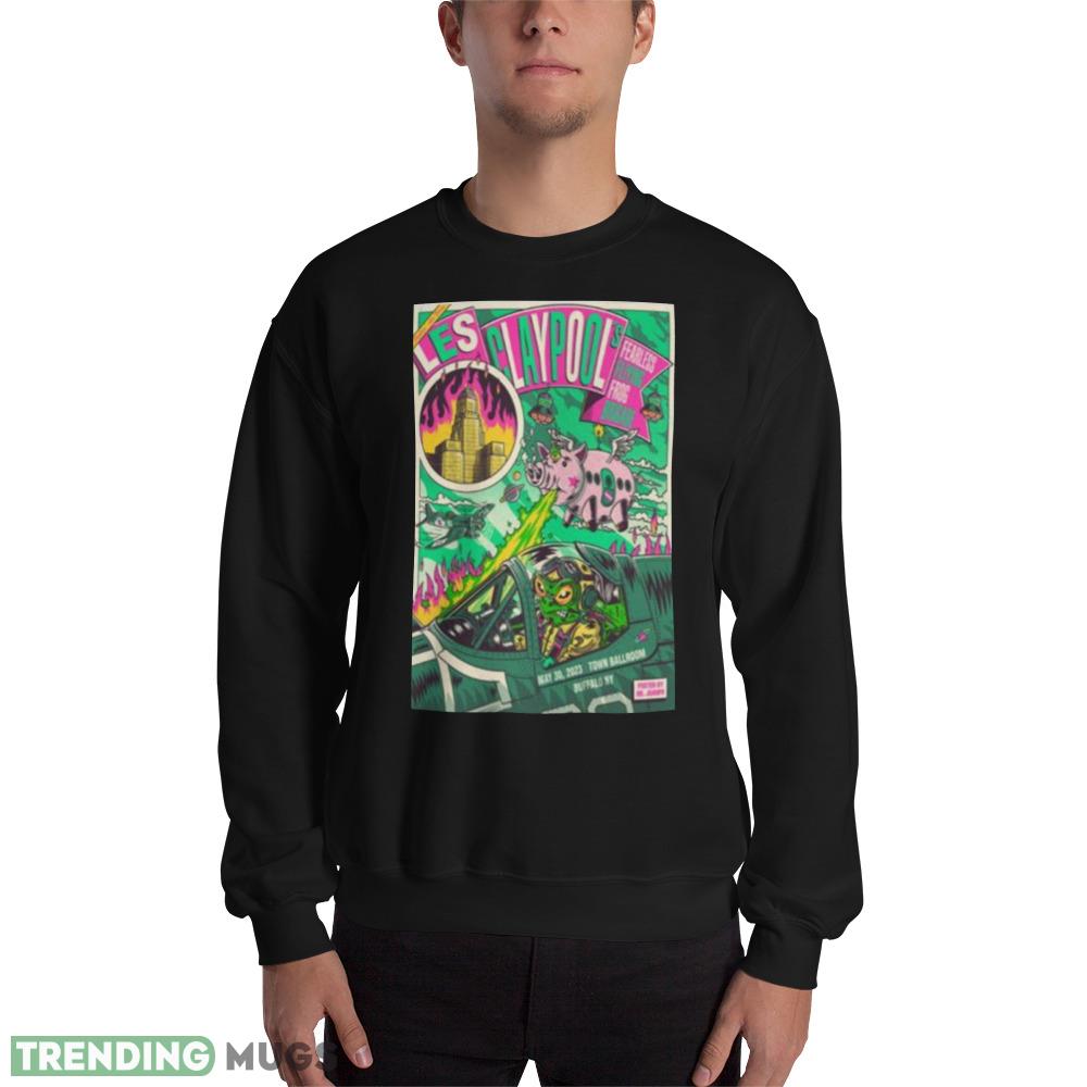 2023 Les Claypool’s Fearless Flying Frog Brigade Tour Buffalo NY Shirt - 18000 Unisex Heavy Blend Crewneck Sweatshirt 2023 Les Claypool’s Fearless Flying Frog Brigade Tour Buffalo NY Shirt - 18000 Unisex Heavy Blend Crewneck Sweatshirt