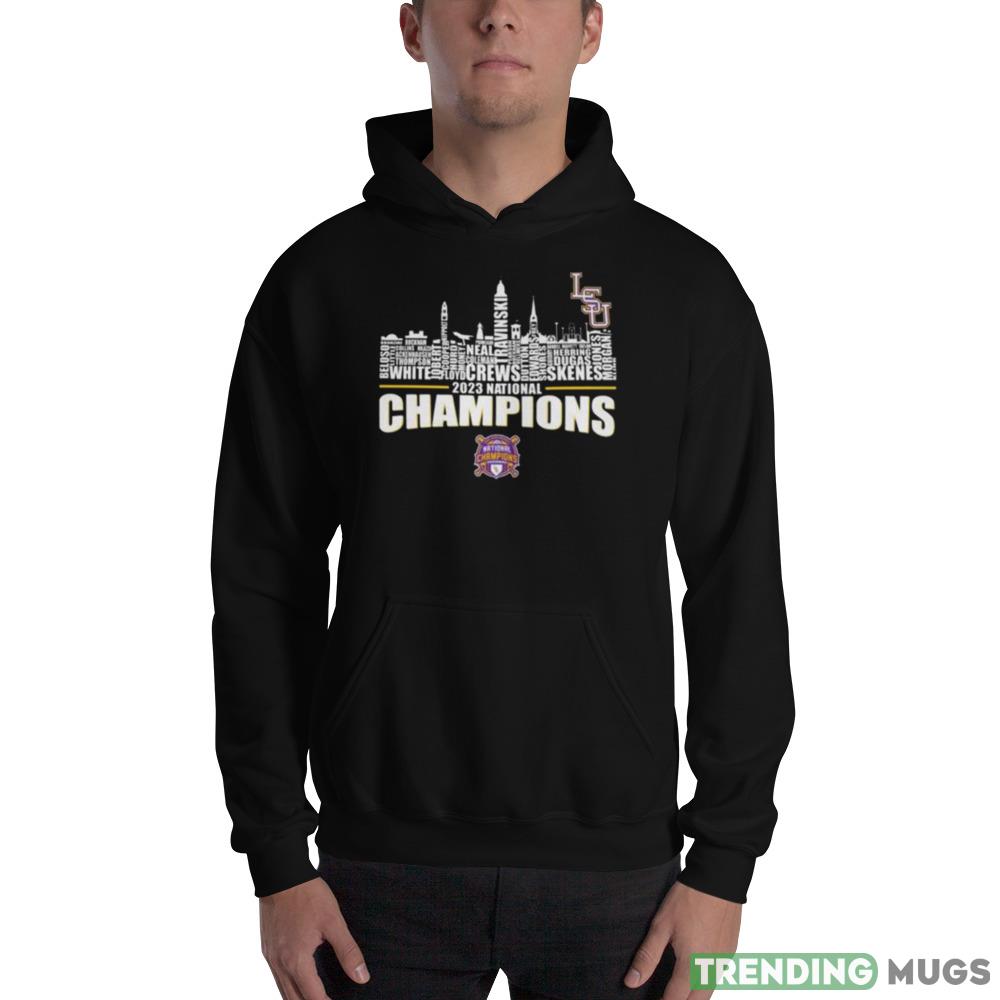 2023 National Champions LSU Tigers team name skyline shirt Dark Shirt 2023 National Champions LSU Tigers team name skyline shirt Dark Shirt