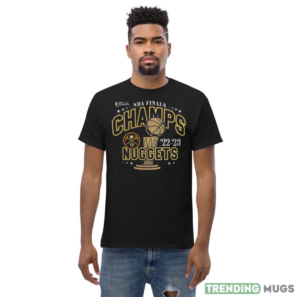 2023 NBA Finals Champions Denver Nuggets Slip Trophy Men’s T Shirt Dark Shirt 2023 NBA Finals Champions Denver Nuggets Slip Trophy Men’s T Shirt Dark Shirt