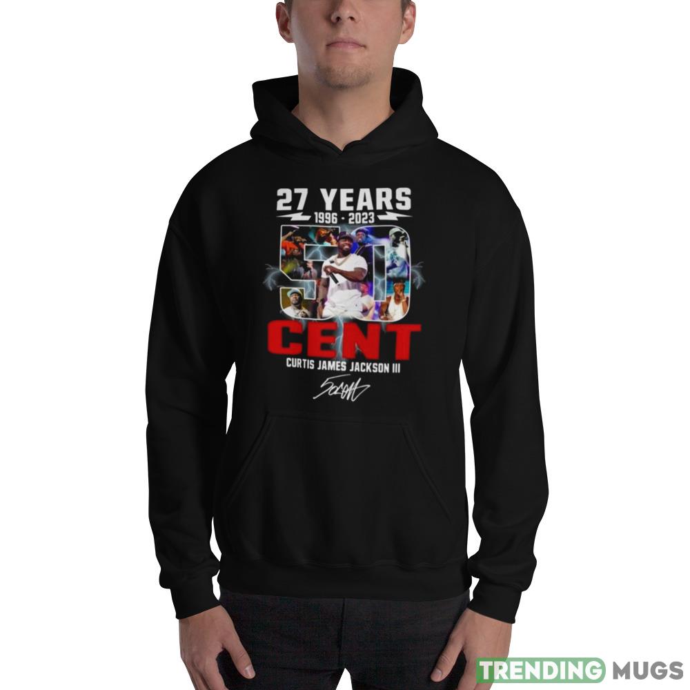27 Years 1996 – 2023 Cent Curtis James Jackson III Signature Shirt Dark Shirt 27 Years 1996 – 2023 Cent Curtis James Jackson III Signature Shirt Dark Shirt