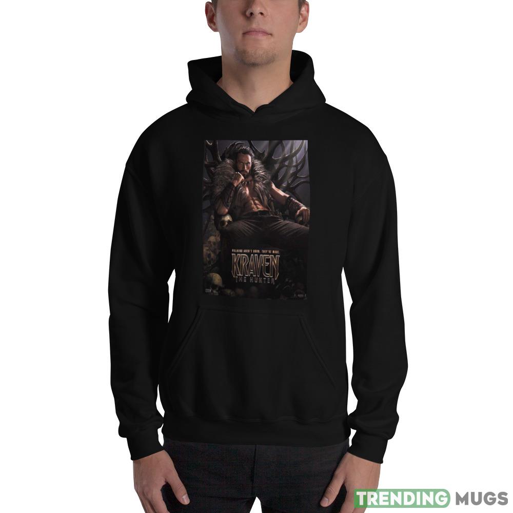 Aaron Taylor Johnson Kraven The Hunter Textless Poster Sony x Marvel Studios Movie T Shirt Dark Shirt Aaron Taylor Johnson Kraven The Hunter Textless Poster Sony x Marvel Studios Movie T Shirt Dark Shirt