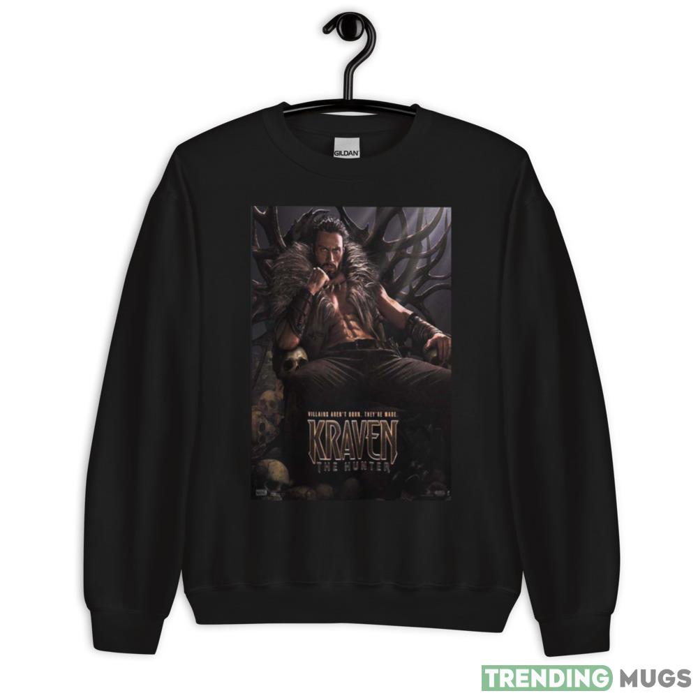 Aaron Taylor Johnson Kraven The Hunter Textless Poster Sony x Marvel Studios Movie T Shirt - 18000 Unisex Heavy Blend Crewneck Sweatshirt Aaron Taylor Johnson Kraven The Hunter Textless Poster Sony x Marvel Studios Movie T Shirt - 18000 Unisex Heavy Blend Crewneck Sweatshirt