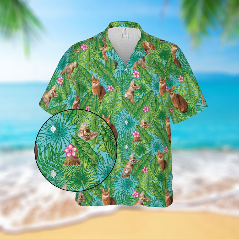 Abyssinian Cat Hawaiian Shirt for Men, Women, Aloha Shirt Summer Casual Button Down Shirts, Hawaii Beach Shirt TD 0220 8ALS Hawaiian Shirt Abyssinian Cat Hawaiian Shirt for Men, Women, Aloha Shirt Summer Casual Button Down Shirts, Hawaii Beach Shirt TD 0220 8ALS Hawaiian Shirt