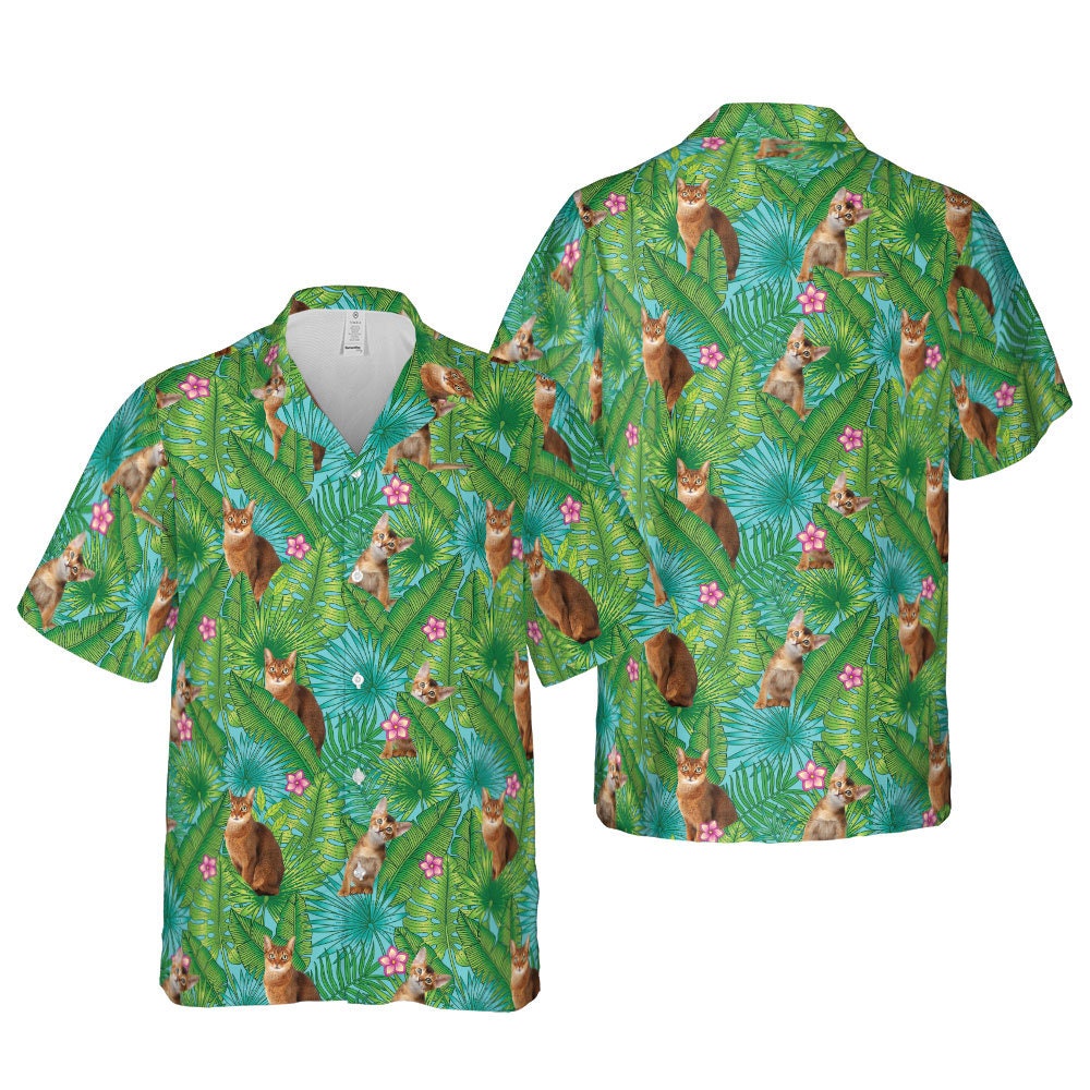 Abyssinian Cat Hawaiian Shirt for Men, Women, Aloha Shirt Summer Casual Button Down Shirts, Hawaii Beach Shirt TD-0220-8ALS - 300623-200537 Abyssinian Cat Hawaiian Shirt for Men, Women, Aloha Shirt Summer Casual Button Down Shirts, Hawaii Beach Shirt TD-0220-8ALS - 300623-200537
