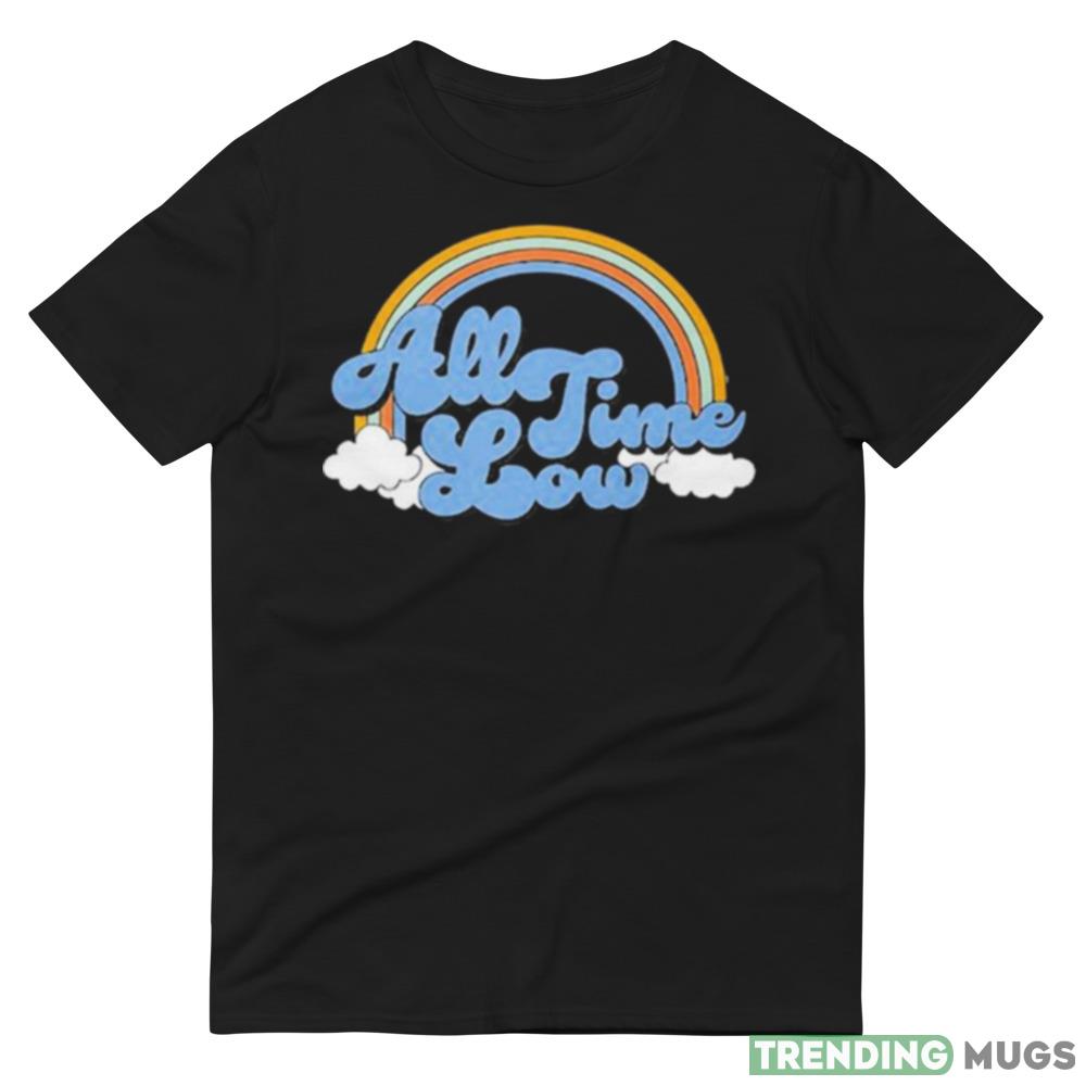 All Time Low Rainbow Logo Design T Shirt Dark Shirt All Time Low Rainbow Logo Design T Shirt Dark Shirt