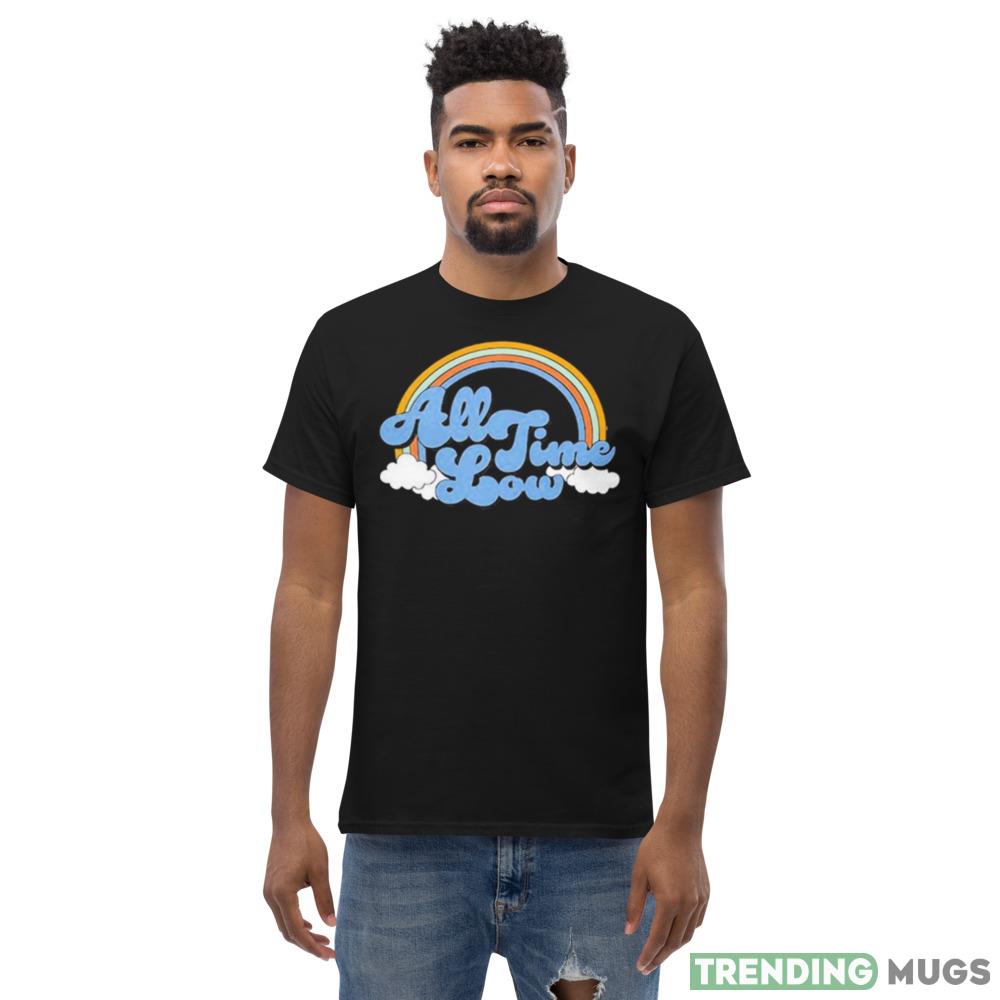 All Time Low Rainbow Logo Design T Shirt Dark Shirt All Time Low Rainbow Logo Design T Shirt Dark Shirt