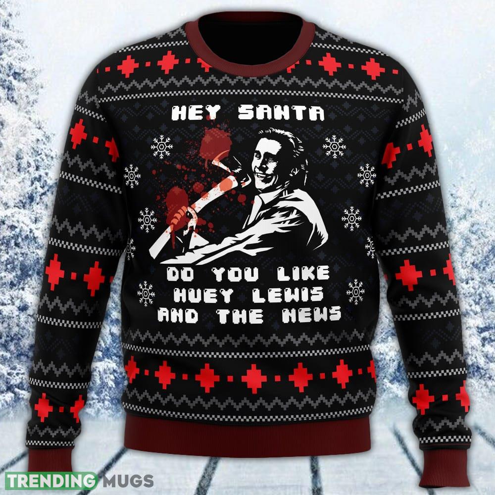 American Santa American Psycho Ugly Sweater Men And Women Gift For Christmas - American Santa American Psycho Ugly Christmas Sweater_1 American Santa American Psycho Ugly Sweater Men And Women Gift For Christmas - American Santa American Psycho Ugly Christmas Sweater_1
