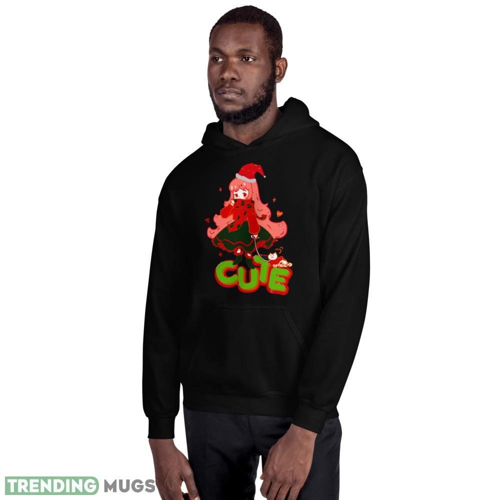 Anime Christmas Sweater Mockup Black T Shirt Dark Shirt Anime Christmas Sweater Mockup Black T Shirt Dark Shirt
