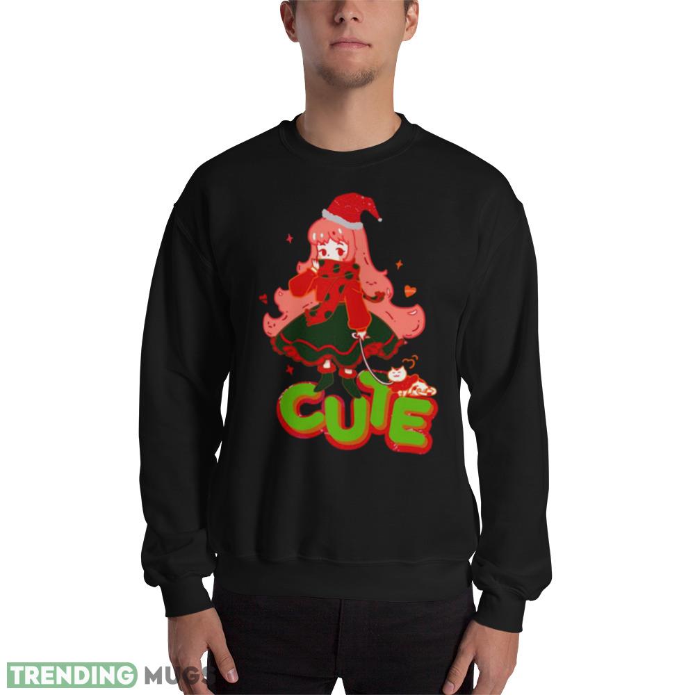 Anime Christmas Sweater Mockup Black T Shirt - 18000 Unisex Heavy Blend Crewneck Sweatshirt Anime Christmas Sweater Mockup Black T Shirt - 18000 Unisex Heavy Blend Crewneck Sweatshirt