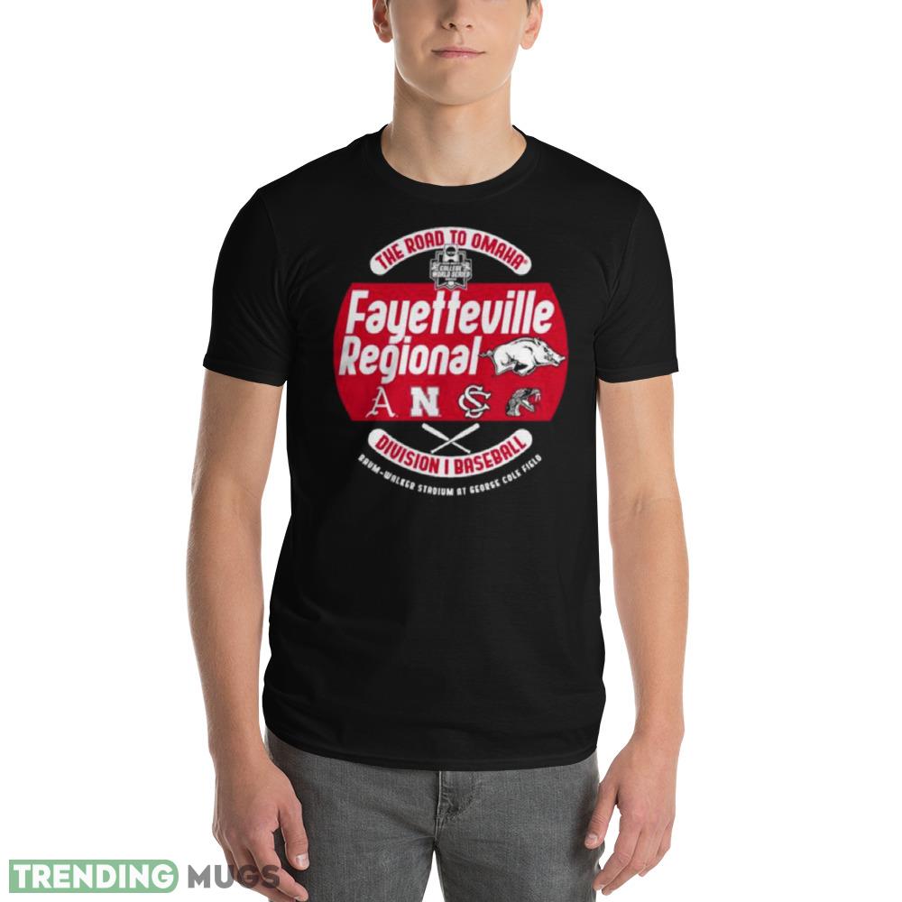 Arkansas 2023 Ncaa 4 Team Fayetteville Regional shirt Dark Shirt Arkansas 2023 Ncaa 4 Team Fayetteville Regional shirt Dark Shirt