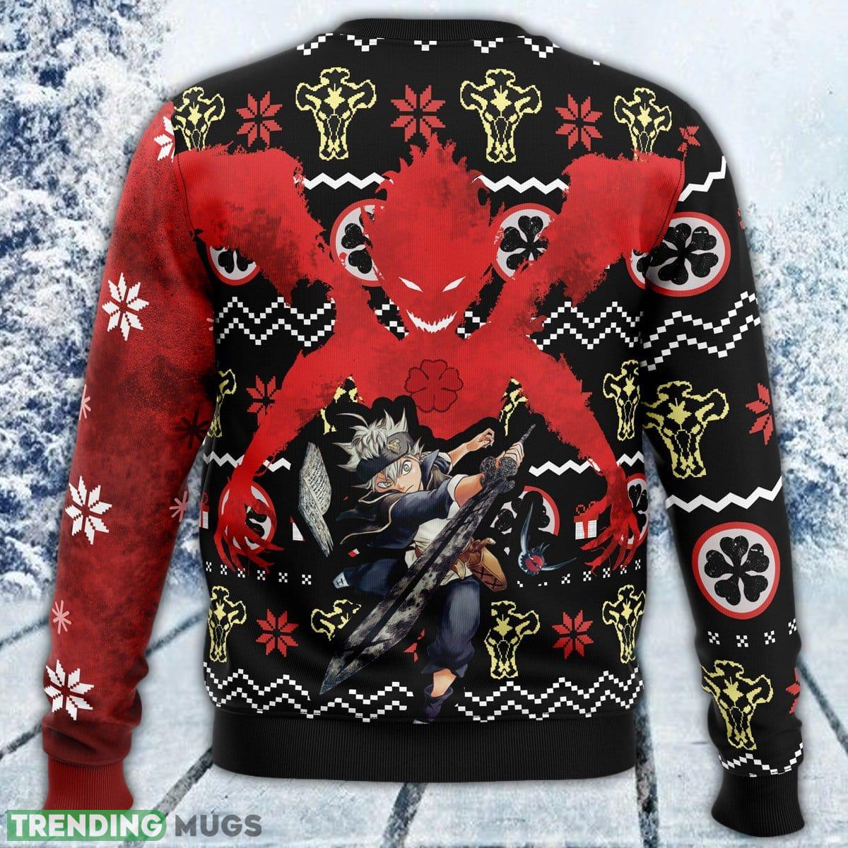 Asta Demon Black Clover Ugly Sweater Men And Women Gift For Christmas 3D Sweater Asta Demon Black Clover Ugly Sweater Men And Women Gift For Christmas 3D Sweater