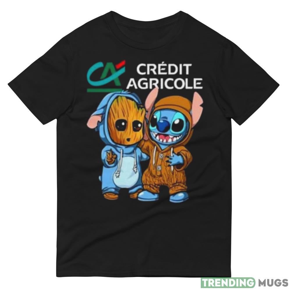 Baby Groot And Baby Stitch Credit Agricole shirt Dark Shirt Baby Groot And Baby Stitch Credit Agricole shirt Dark Shirt