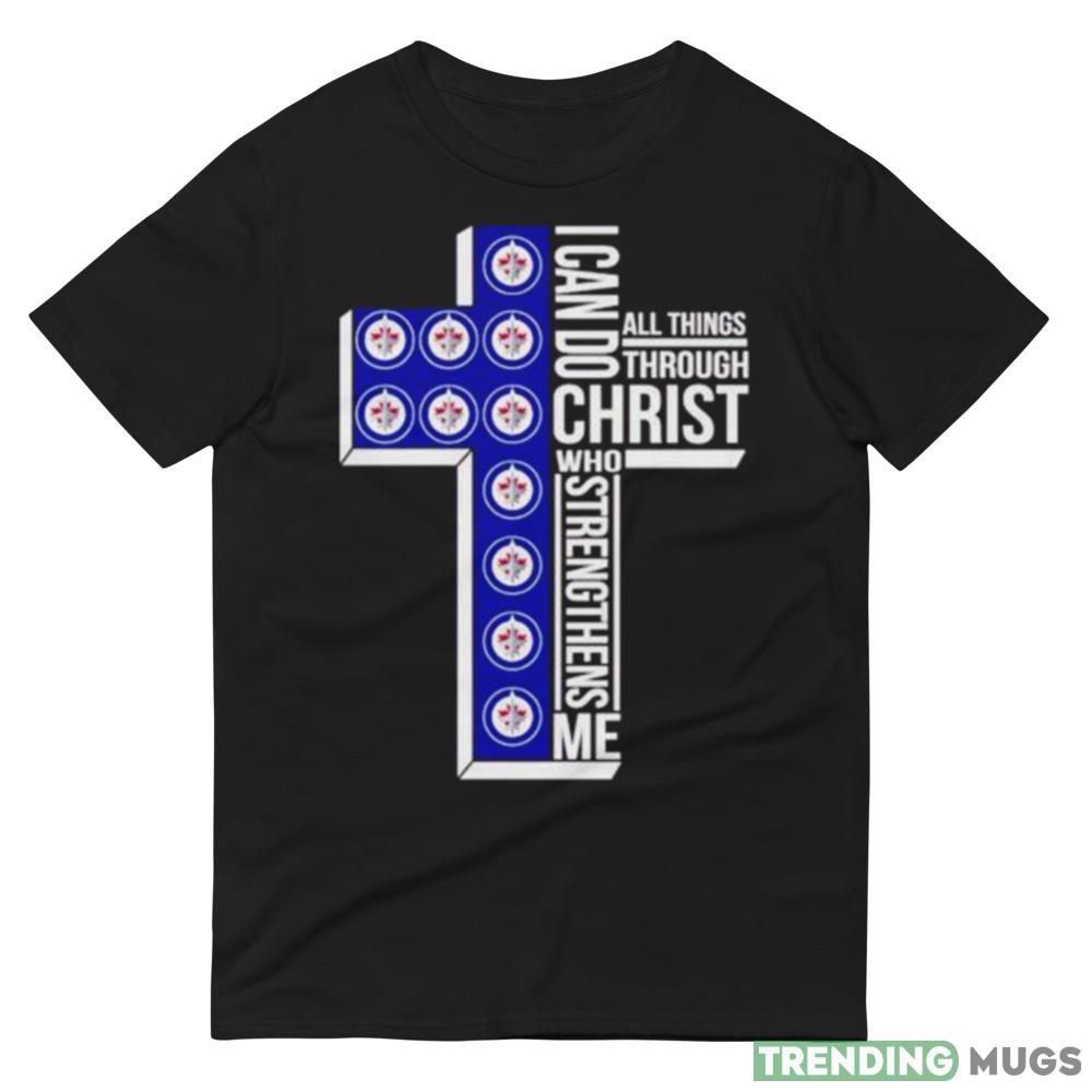 Best winnipeg Jets I can do all things through Christ who strengthens me cross shirt Dark Shirt Best winnipeg Jets I can do all things through Christ who strengthens me cross shirt Dark Shirt