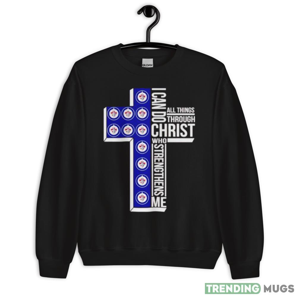 Best winnipeg Jets I can do all things through Christ who strengthens me cross shirt - 18000 Unisex Heavy Blend Crewneck Sweatshirt Best winnipeg Jets I can do all things through Christ who strengthens me cross shirt - 18000 Unisex Heavy Blend Crewneck Sweatshirt