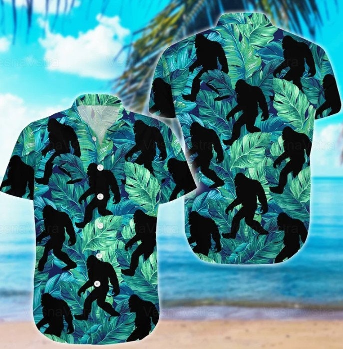 Bigfoot Hawaiian Shirt Bigfoot Beach Shirt Bigfoot Shirt Funny Bigfoot Gift Hawaiian Shirt Men Women - 060623-093022 Bigfoot Hawaiian Shirt Bigfoot Beach Shirt Bigfoot Shirt Funny Bigfoot Gift Hawaiian Shirt Men Women - 060623-093022