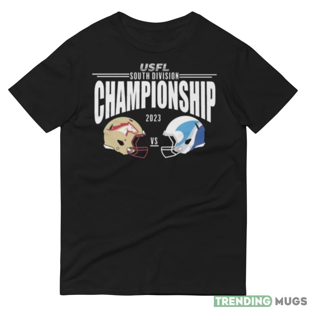 Birmingham Stallions vs New Orleans Breakers 2023 USFL South Division Championship shirt Dark Shirt Birmingham Stallions vs New Orleans Breakers 2023 USFL South Division Championship shirt Dark Shirt