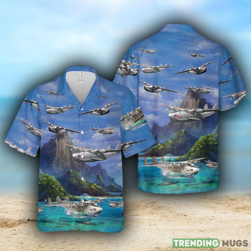 Boeing 314 Clipper US Navy Hawaiian Shirt For Men And Women - Boeing 314 Clipper US Navy Hawaiian Shirt For Men And Women
