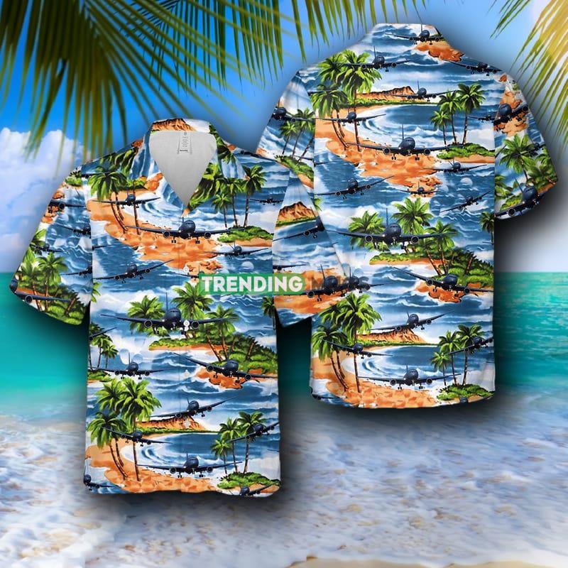 Boeing KC-46A Pegasus Of 344th Air Refueling Squadron US Air Force Hawaiian Shirt - Boeing KC-46A Pegasus Of 344th Air Refueling Squadron US Air Force Hawaiian Shirt