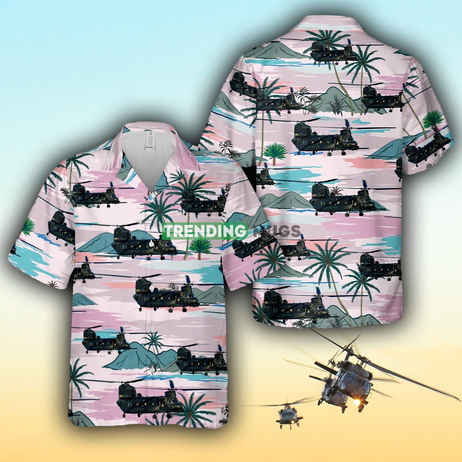 Boeing MH-47G Beast Chinook 160th SOAR Night Stalkers US Army Hawaiian Shirt - Boeing MH-47G Beast Chinook 160th SOAR Night Stalkers US Army Hawaiian Shirt