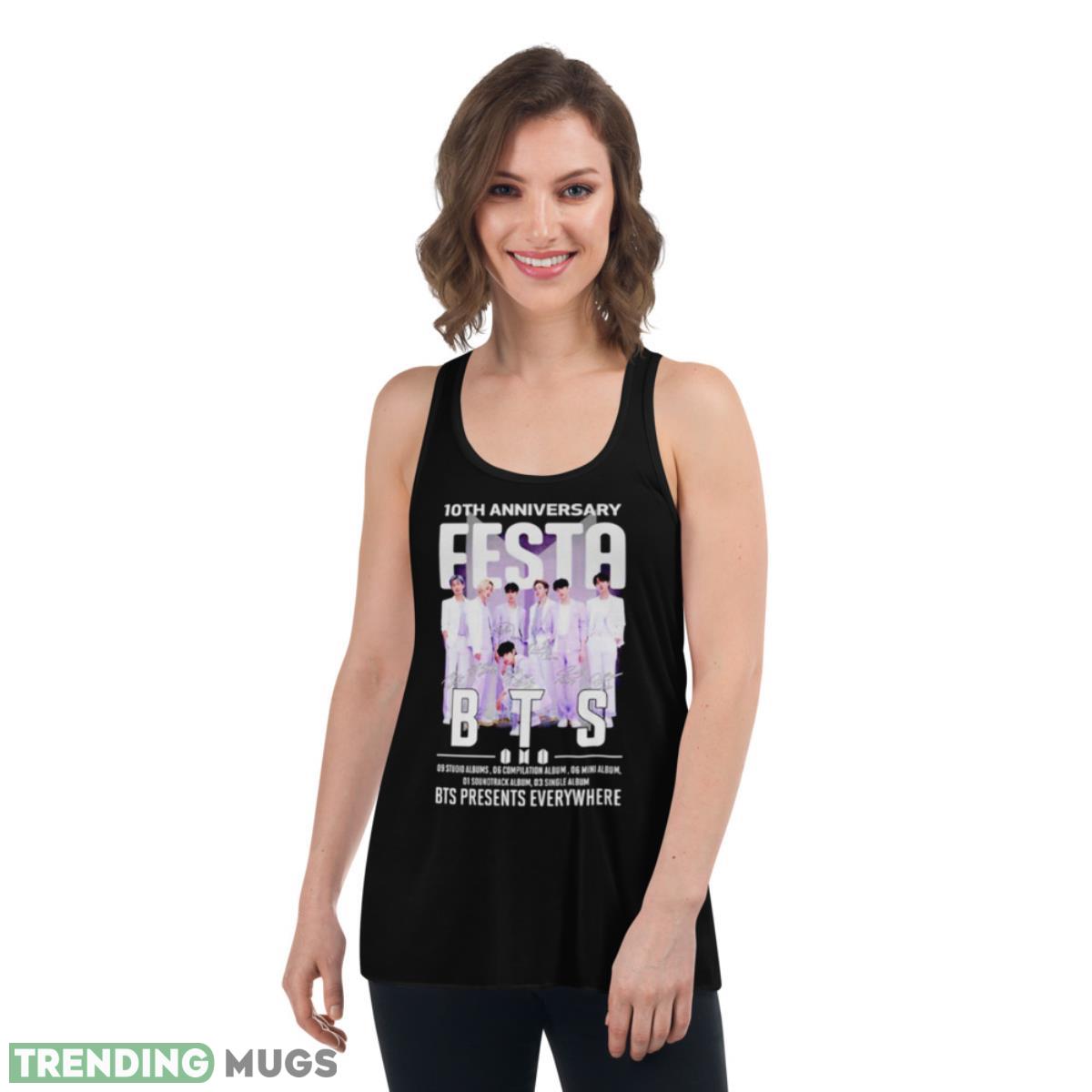 BTS 10th Anniversary FESTA Presents Everywhere Signatures Shirt Apparel, Dark Shirt BTS 10th Anniversary FESTA Presents Everywhere Signatures Shirt Apparel, Dark Shirt