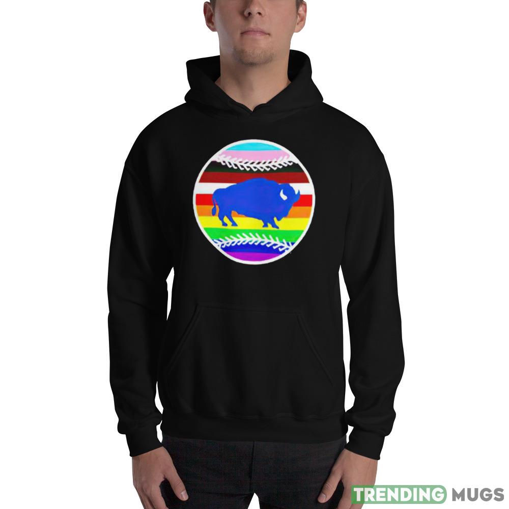 buffalo Bisons logo pride LGBT shirt Dark Shirt buffalo Bisons logo pride LGBT shirt Dark Shirt