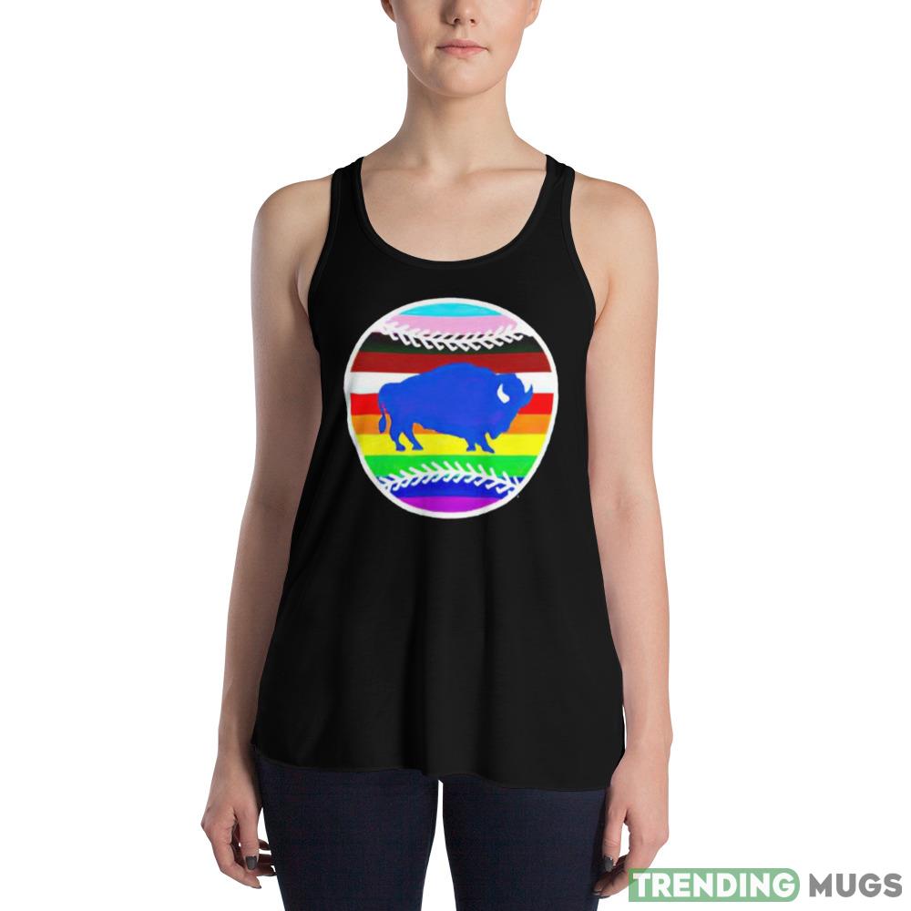 buffalo Bisons logo pride LGBT shirt Dark Shirt buffalo Bisons logo pride LGBT shirt Dark Shirt