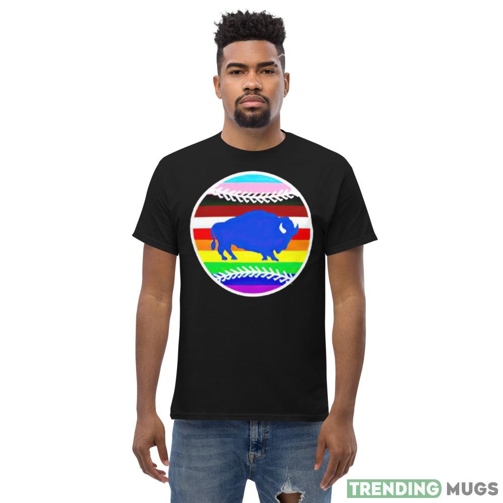 buffalo Bisons logo pride LGBT shirt Dark Shirt buffalo Bisons logo pride LGBT shirt Dark Shirt