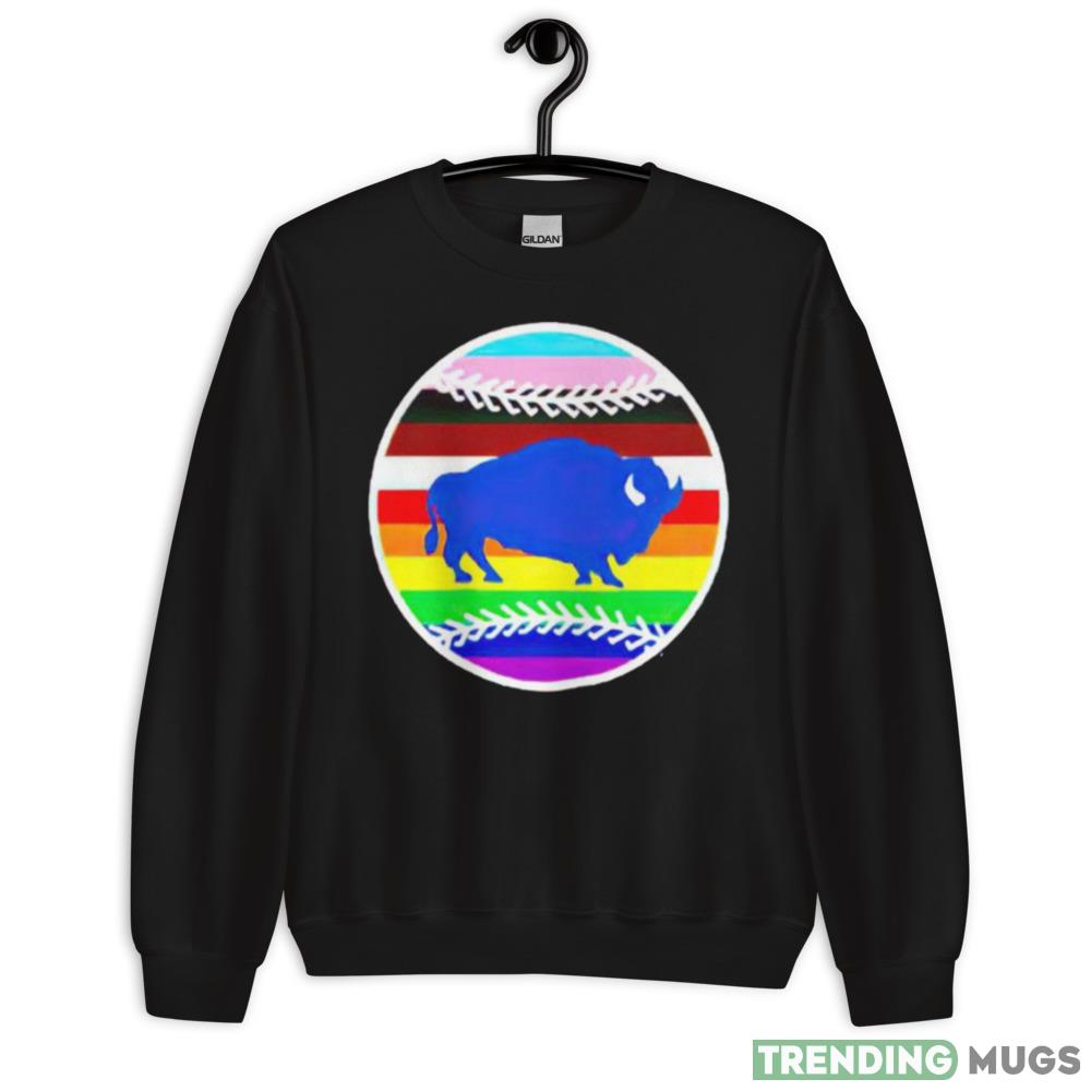 buffalo Bisons logo pride LGBT shirt - 18000 Unisex Heavy Blend Crewneck Sweatshirt buffalo Bisons logo pride LGBT shirt - 18000 Unisex Heavy Blend Crewneck Sweatshirt
