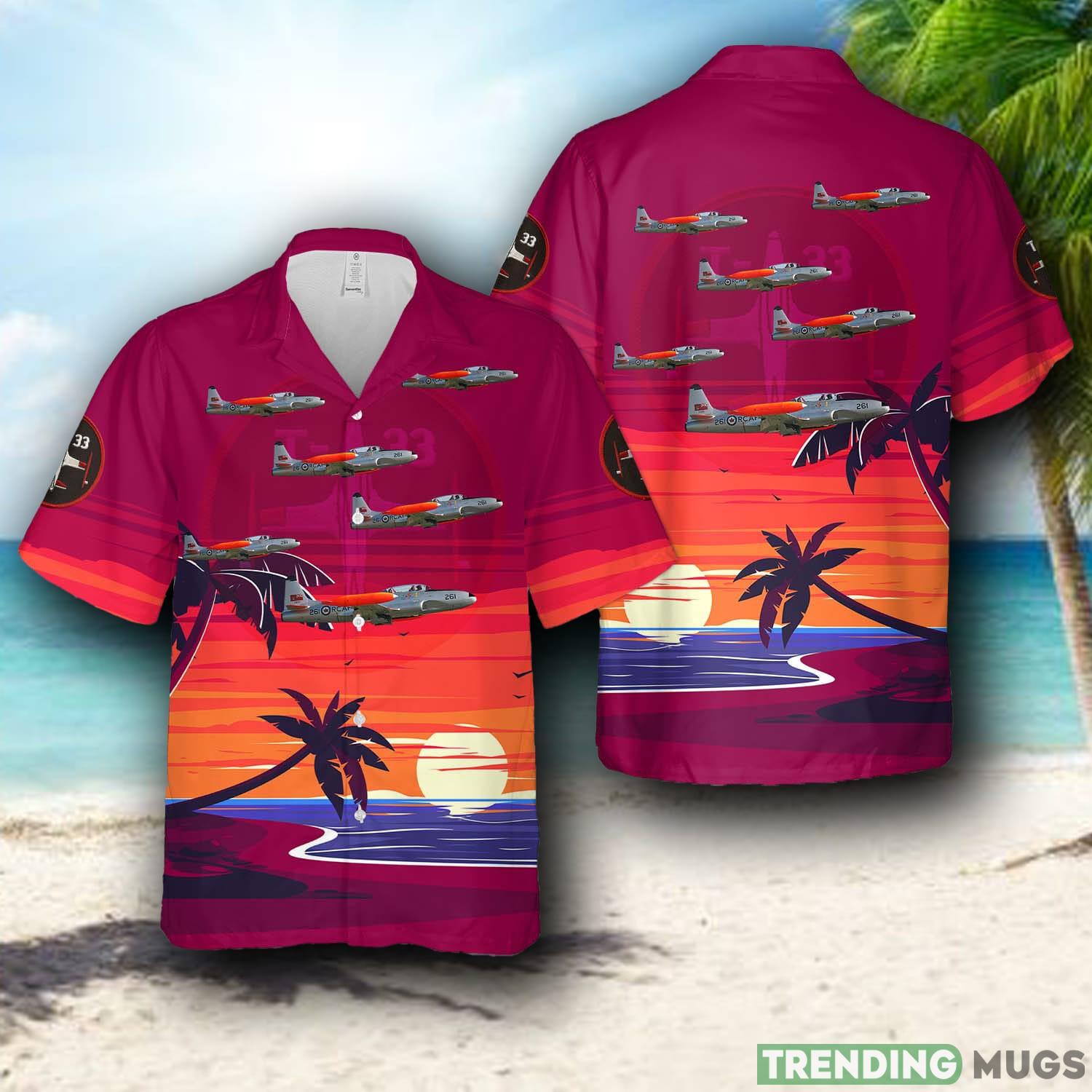 Canadair CT-133 Silver Star Royal Canadian Air Force Hawaiian Shirt For Men And Women - Canadair CT-133 Silver Star Royal Canadian Air Force Hawaiian Shirt For Men And Women Canadair CT-133 Silver Star Royal Canadian Air Force Hawaiian Shirt For Men And Women - Canadair CT-133 Silver Star Royal Canadian Air Force Hawaiian Shirt For Men And Women