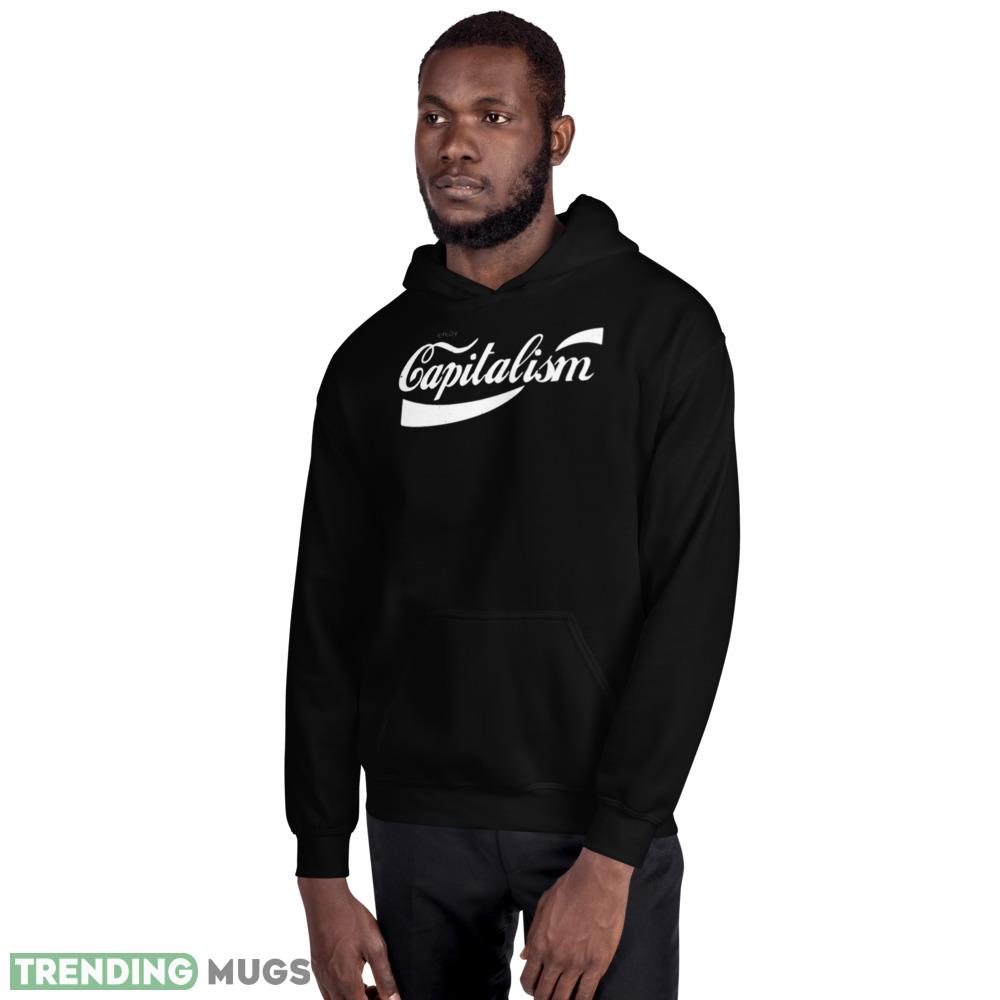 Capitalism Coca Cola Style Mockup Black T Shirt Dark Shirt Capitalism Coca Cola Style Mockup Black T Shirt Dark Shirt