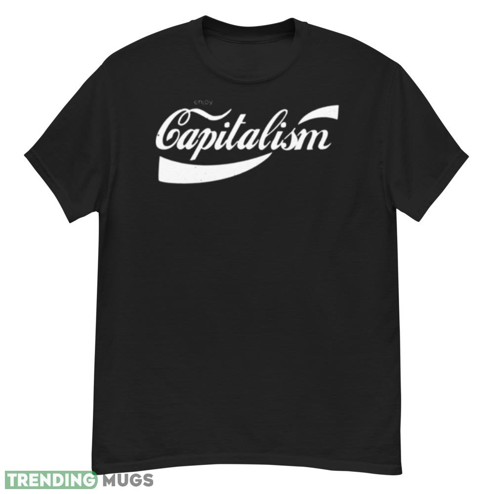 Capitalism Coca Cola Style Mockup Black T Shirt Dark Shirt Capitalism Coca Cola Style Mockup Black T Shirt Dark Shirt
