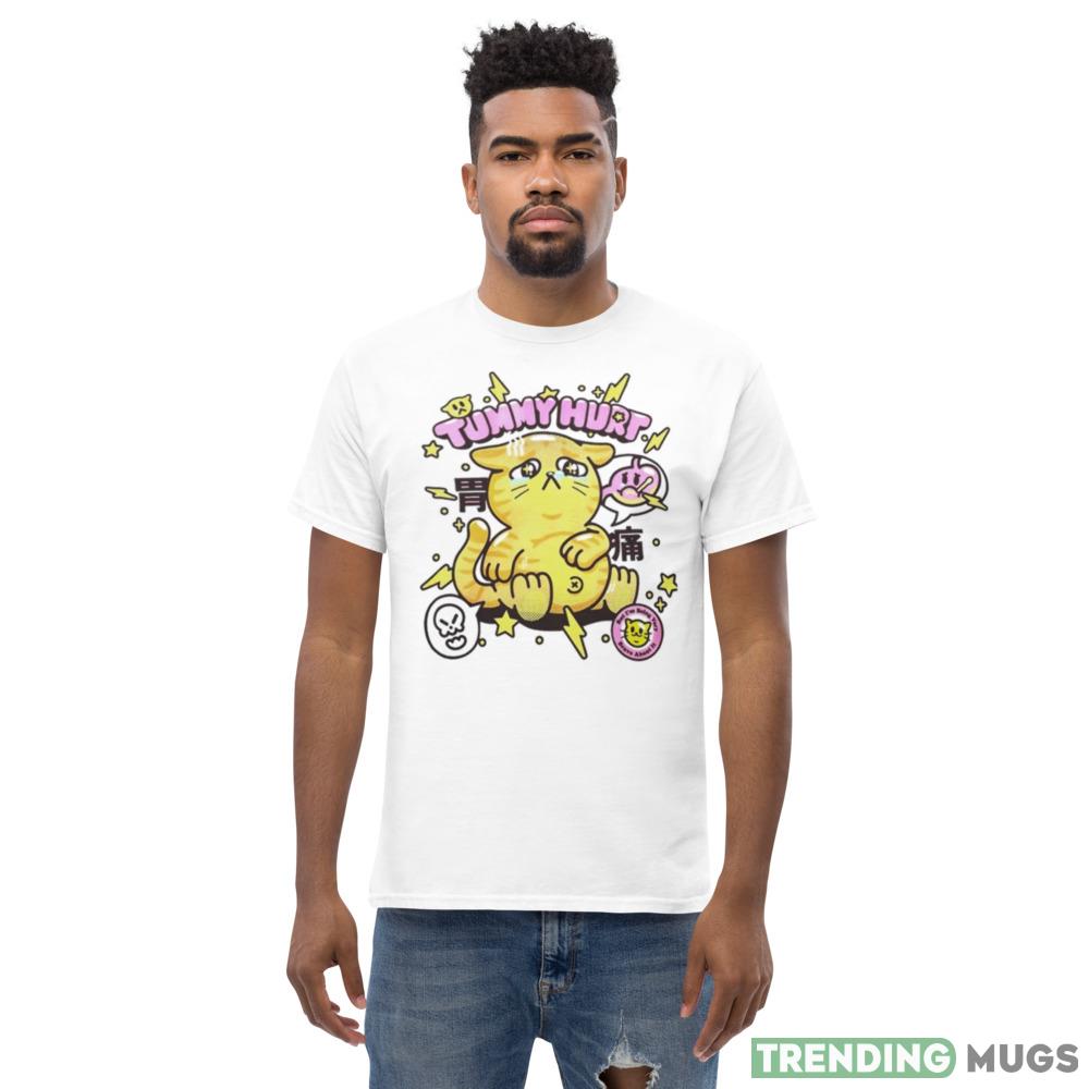 Cat tummy hurt Design T Shirt Light Shirt Cat tummy hurt Design T Shirt Light Shirt