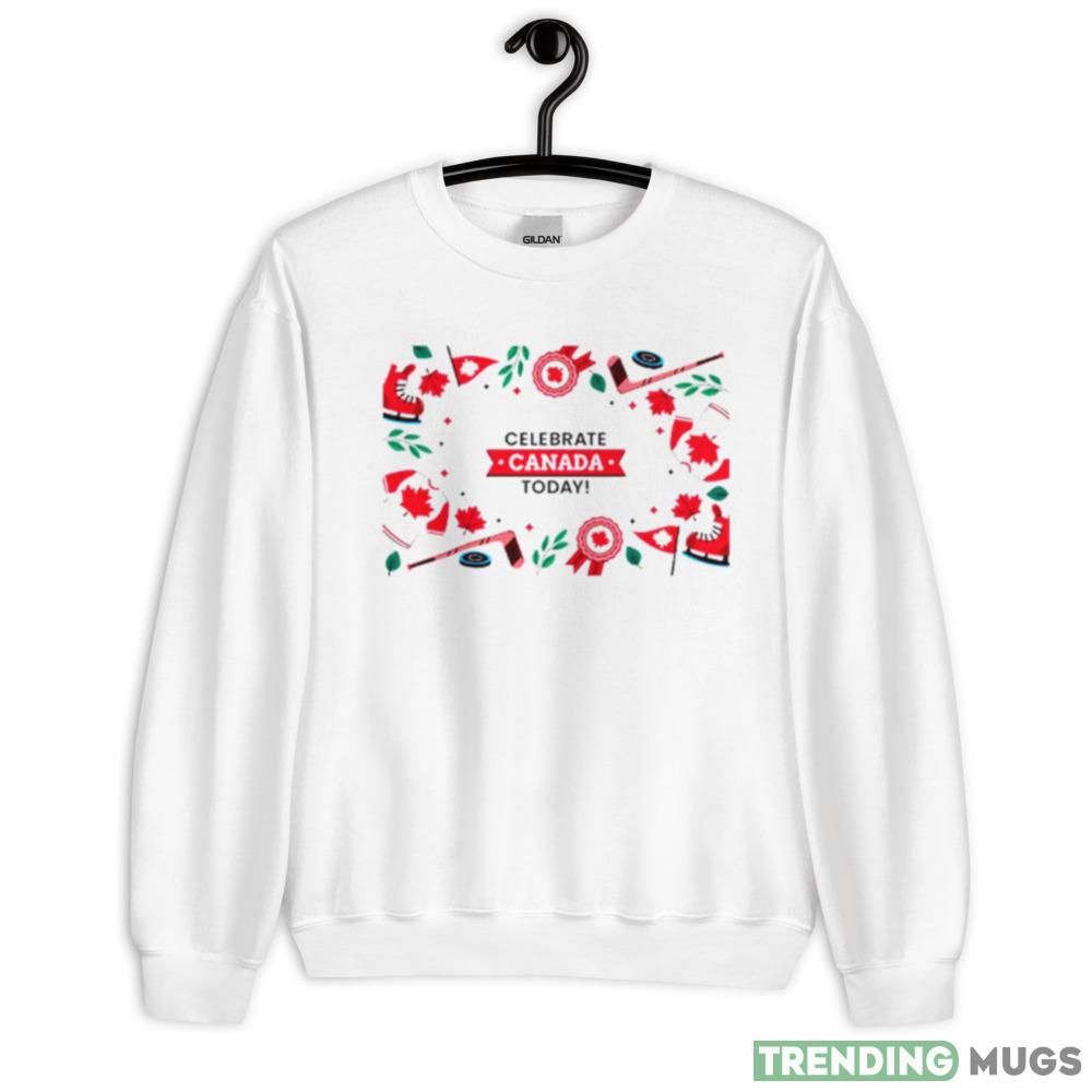 Celebrate Canada Today Design T Shirt - 18000 Unisex Heavy Blend Crewneck Sweatshirt Celebrate Canada Today Design T Shirt - 18000 Unisex Heavy Blend Crewneck Sweatshirt