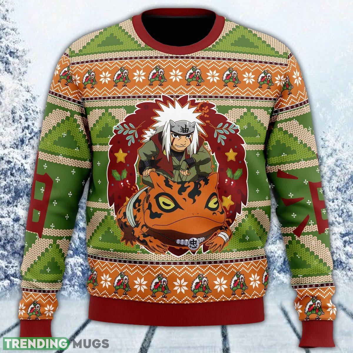 Chibi Jiraiya Naruto Ugly Sweater Men And Women Gift For Christmas - Chibi Jiraiya Naruto Ugly Christmas Sweater_1 Chibi Jiraiya Naruto Ugly Sweater Men And Women Gift For Christmas - Chibi Jiraiya Naruto Ugly Christmas Sweater_1