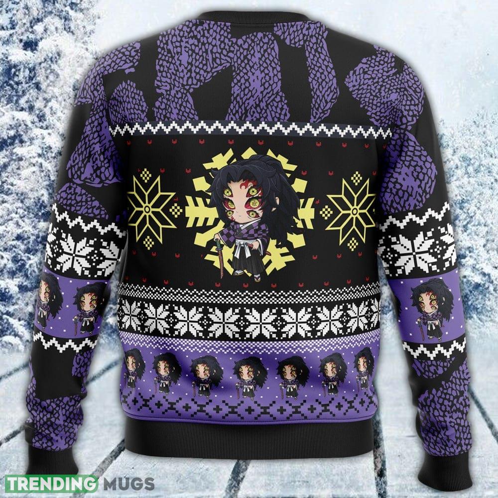 Chibi Kokushibo Demon Slayer Ugly Sweater Men And Women Gift For Christmas 3D Sweater Chibi Kokushibo Demon Slayer Ugly Sweater Men And Women Gift For Christmas 3D Sweater