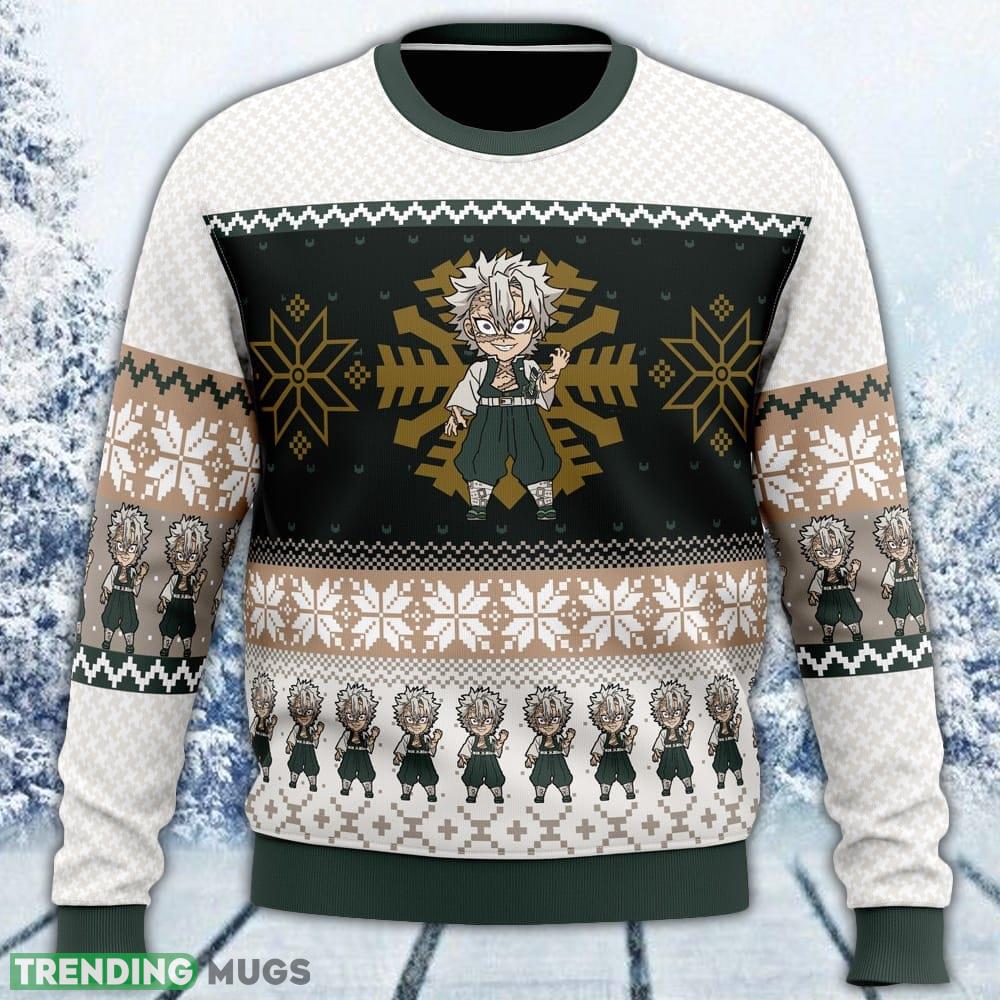 Chibi Sanemi Shinazugawa Demon Slayer Ugly Sweater Men And Women Gift For Christmas - Chibi Christmas Sanemi Shinazugawa Demon Slayer Ugly Christmas Sweater_1 Chibi Sanemi Shinazugawa Demon Slayer Ugly Sweater Men And Women Gift For Christmas - Chibi Christmas Sanemi Shinazugawa Demon Slayer Ugly Christmas Sweater_1