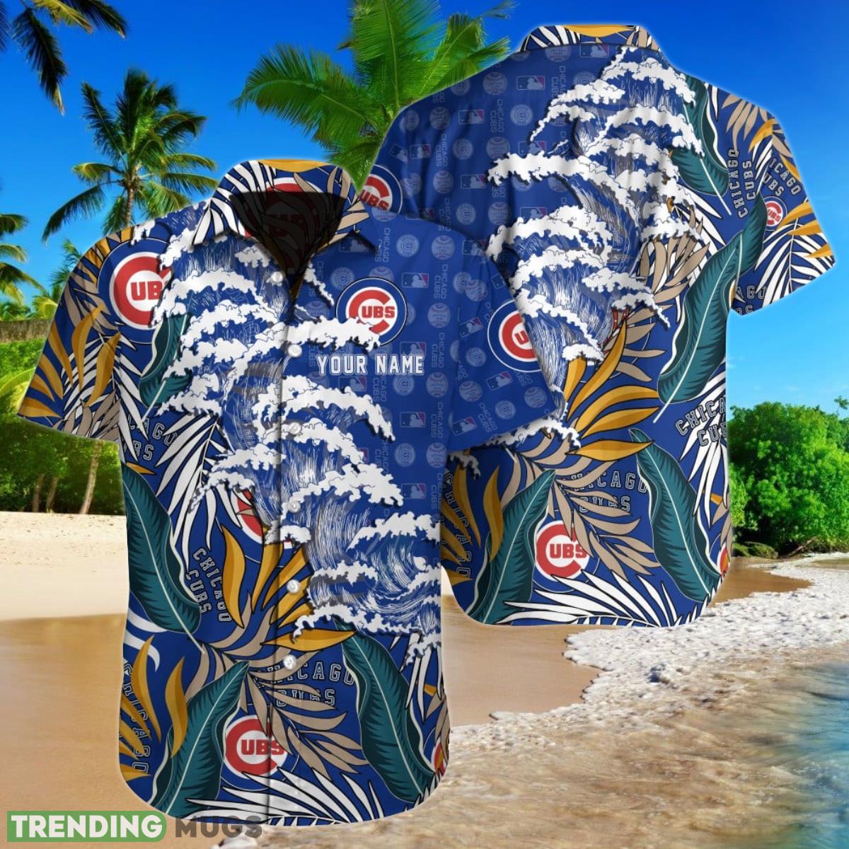 Chicago Cubs MLB Custom Name Hawaiian Shirt For Men Women Gift For Special Fans Product Photo 1