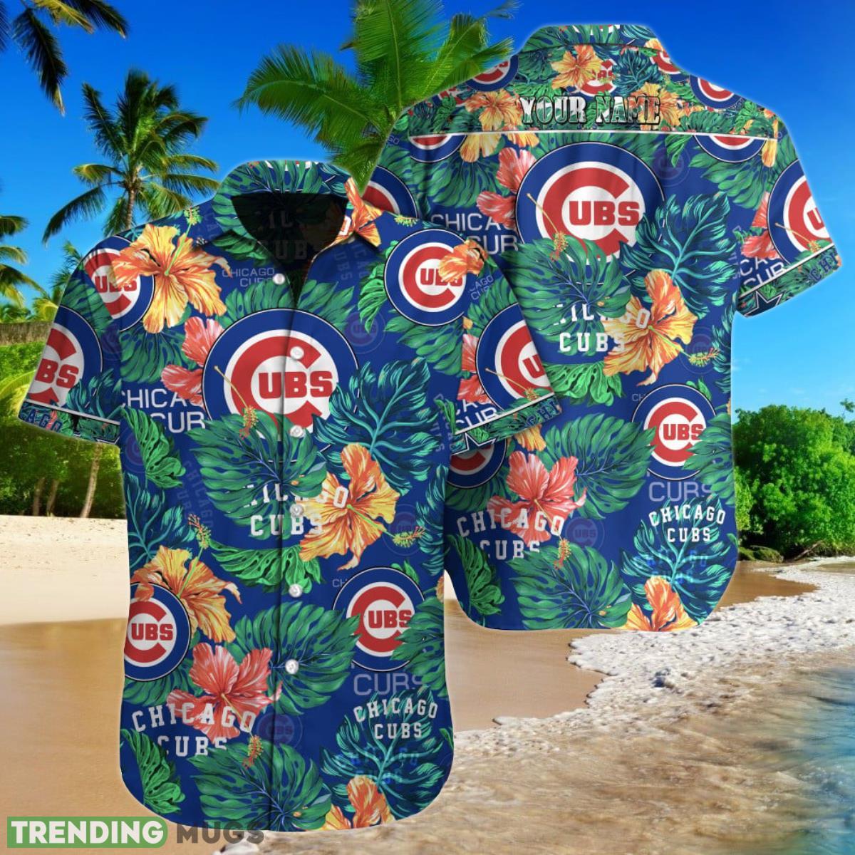Chicago Cubs MLB Custom Name Hawaiian Shirt For Men Women Ideal Gift For Fans Product Photo 1