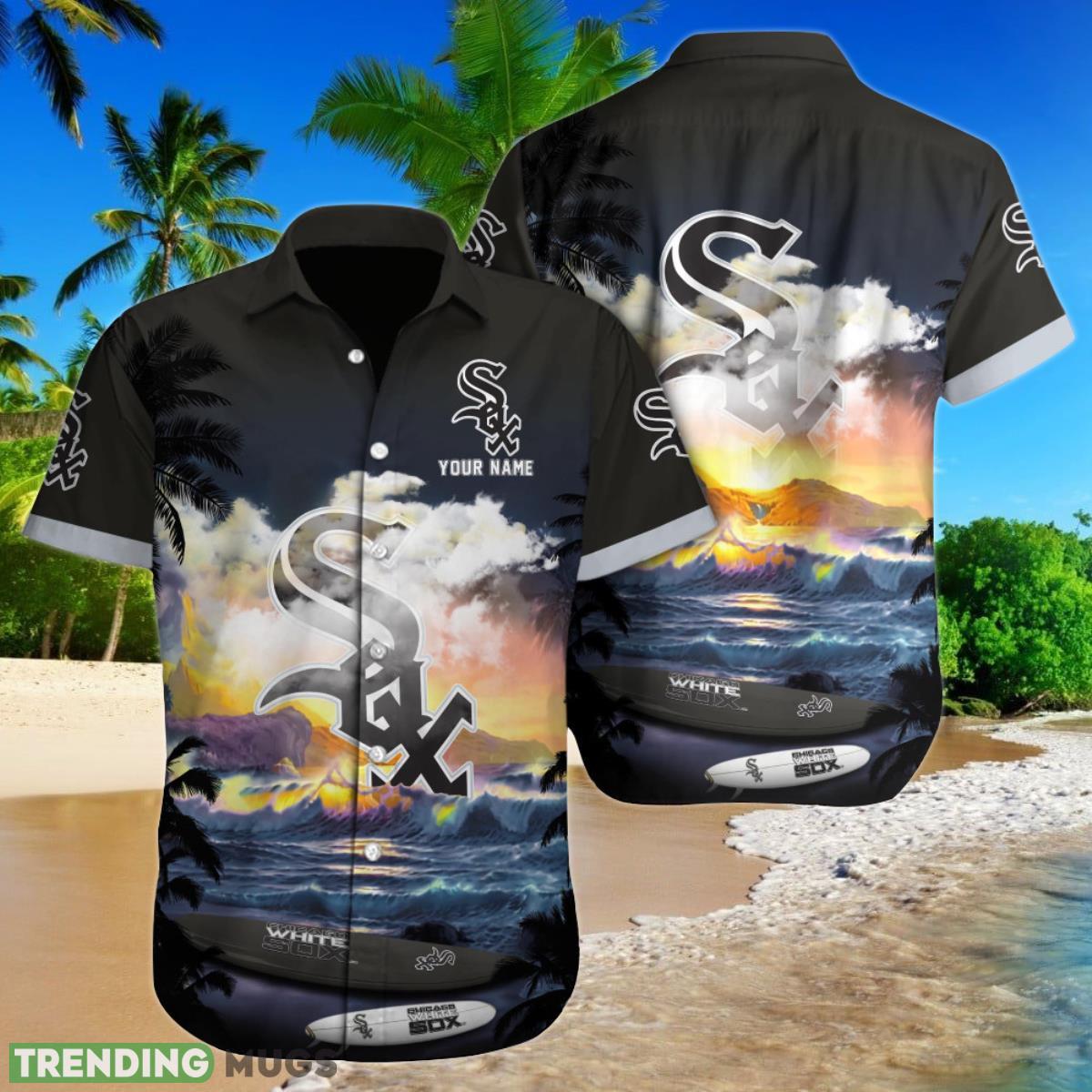 Chicago White Sox MLB Custom Name Hawaiian Shirt For Men And Women Gift For Fans Product Photo 1 Chicago White Sox MLB Custom Name Hawaiian Shirt For Men And Women Gift For Fans Product Photo 1