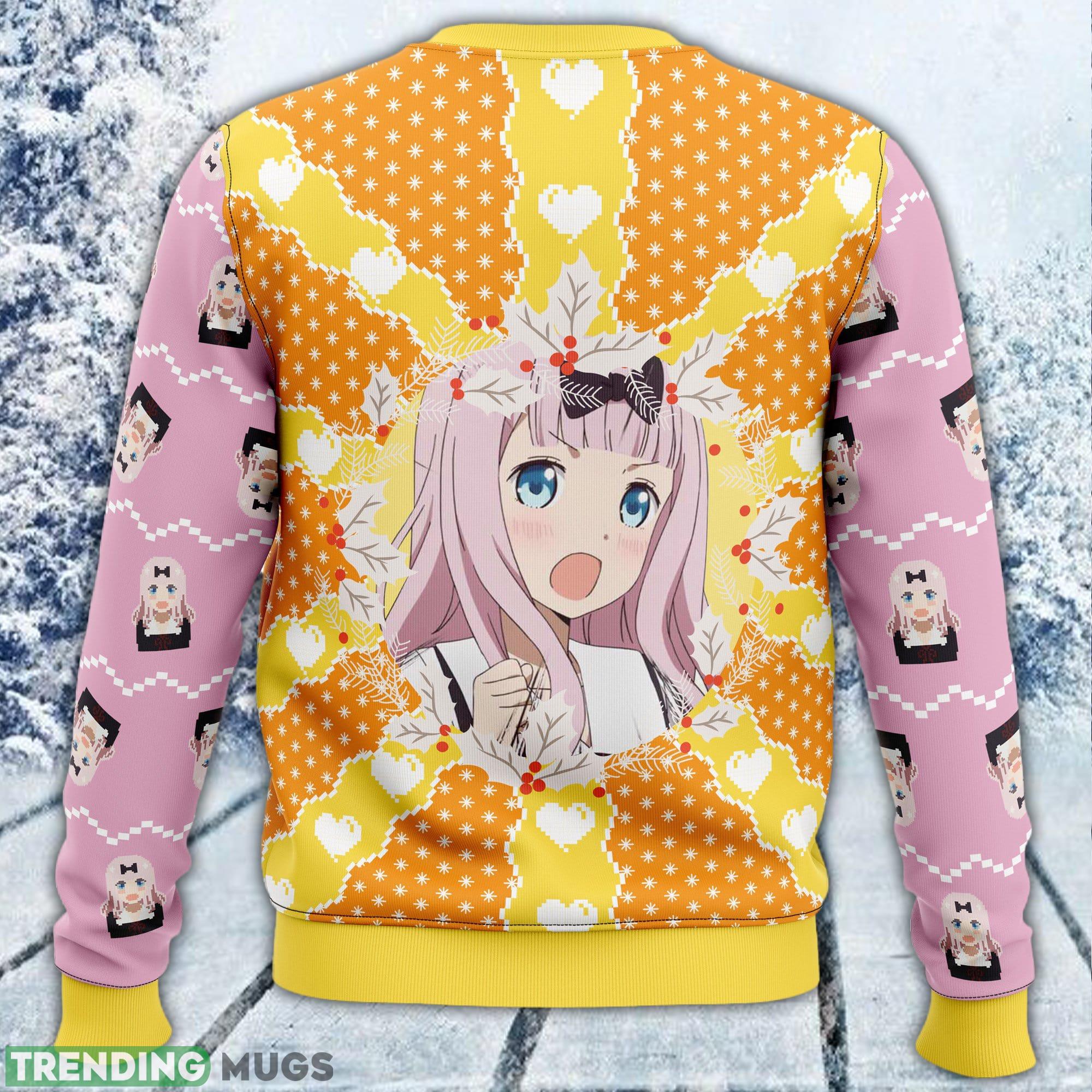 Chika Fujiwara Kaguya sama Love Is War Ugly Sweater Men And Women Gift For Christmas 3D Sweater Chika Fujiwara Kaguya sama Love Is War Ugly Sweater Men And Women Gift For Christmas 3D Sweater