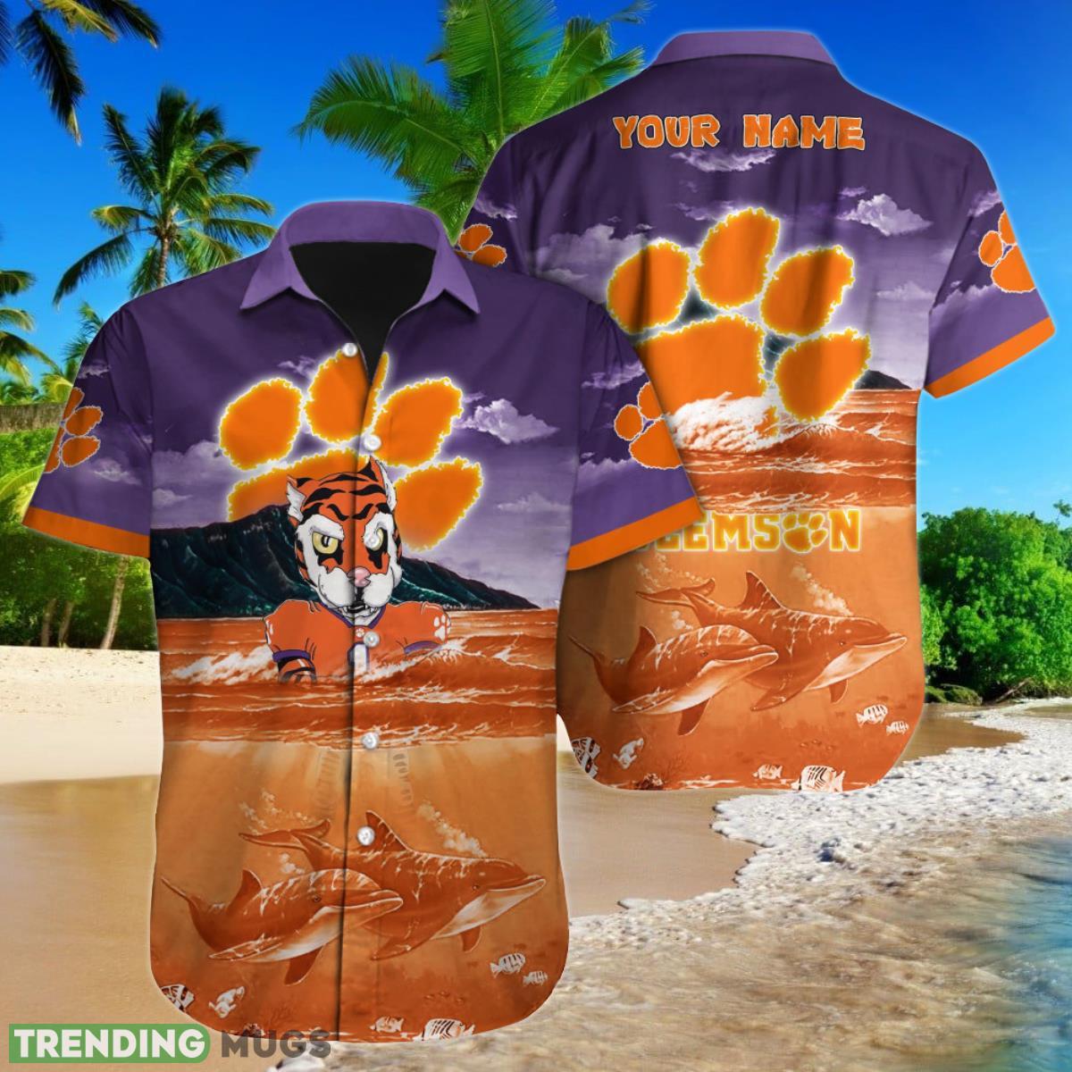 Clemson Tigers NCAA Custom Name Hawaiian Shirt For Men Women Best Gift For Fans Product Photo 1