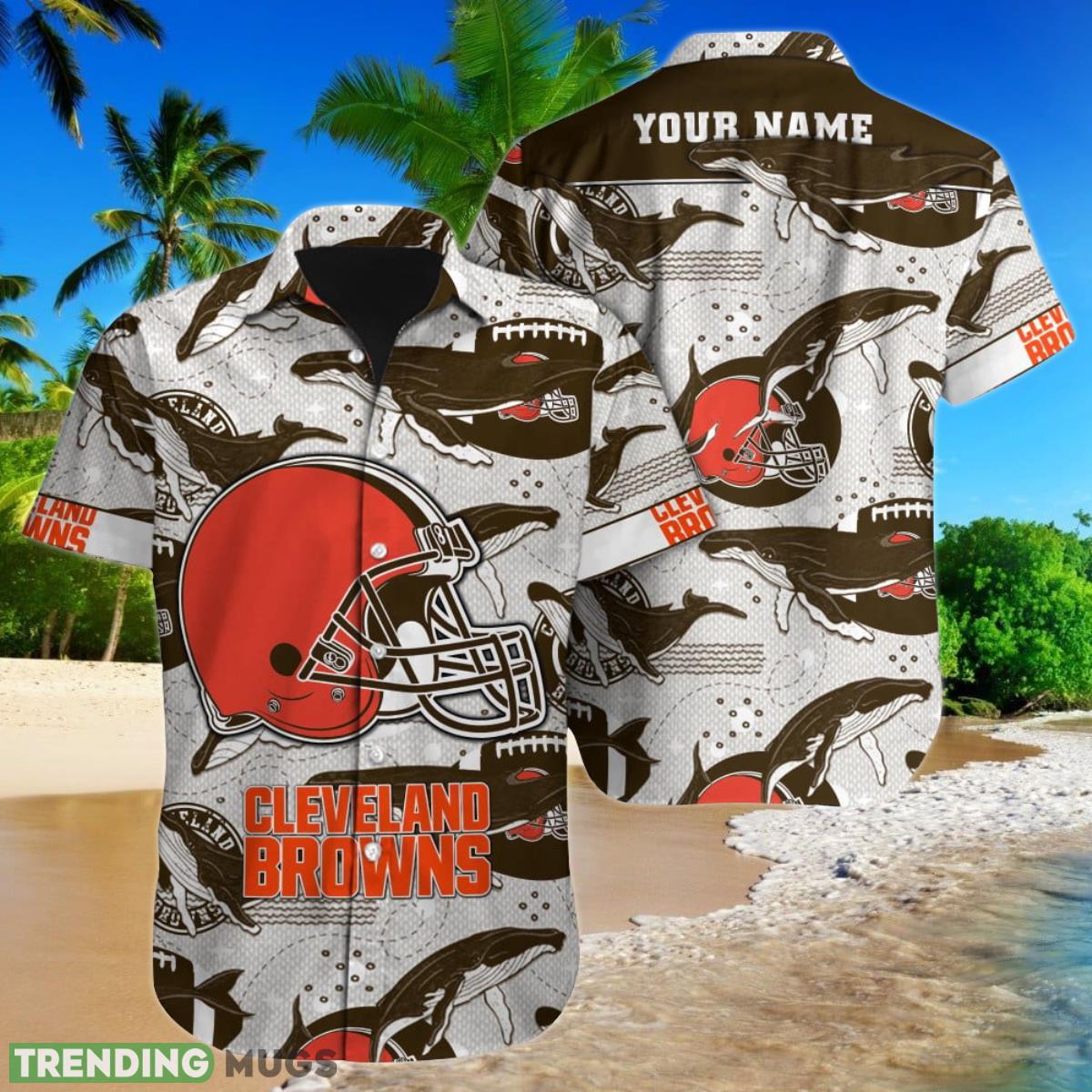 Cleveland Browns NFL Football Custom Name Hawaiian Shirt Unique Gift For Real Fans Product Photo 1 Cleveland Browns NFL Football Custom Name Hawaiian Shirt Unique Gift For Real Fans Product Photo 1